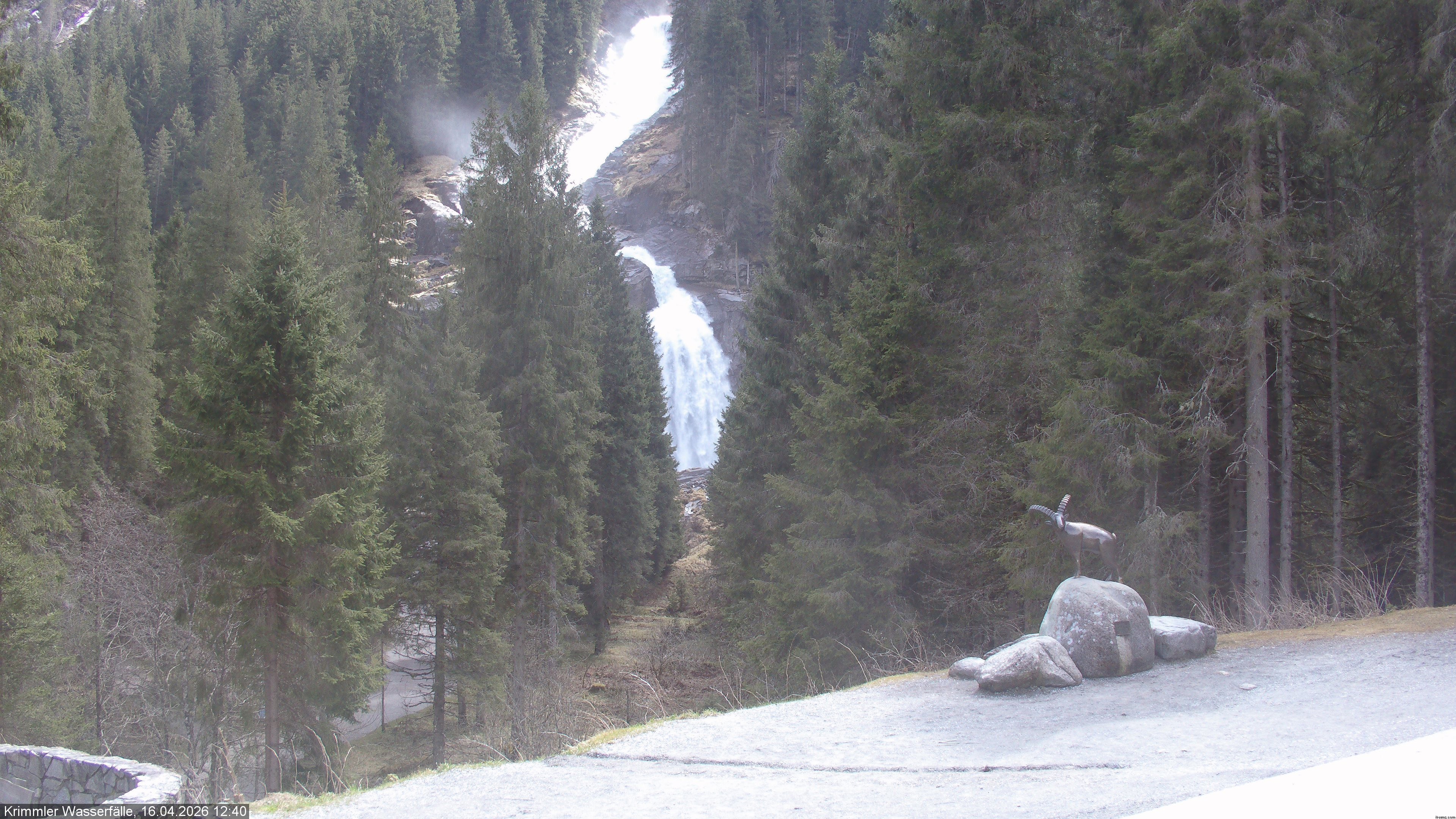 Archiv Foto Webcam Krimmler Wasserfall - Hanke's Café