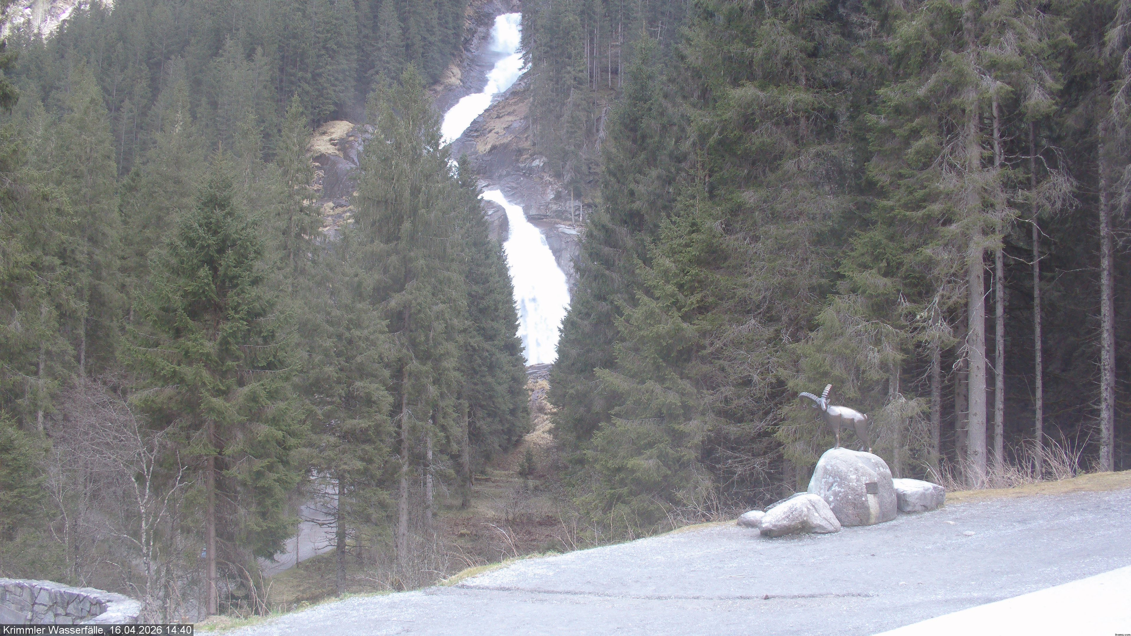 Archiv Foto Webcam Krimmler Wasserfall - Hanke's Café