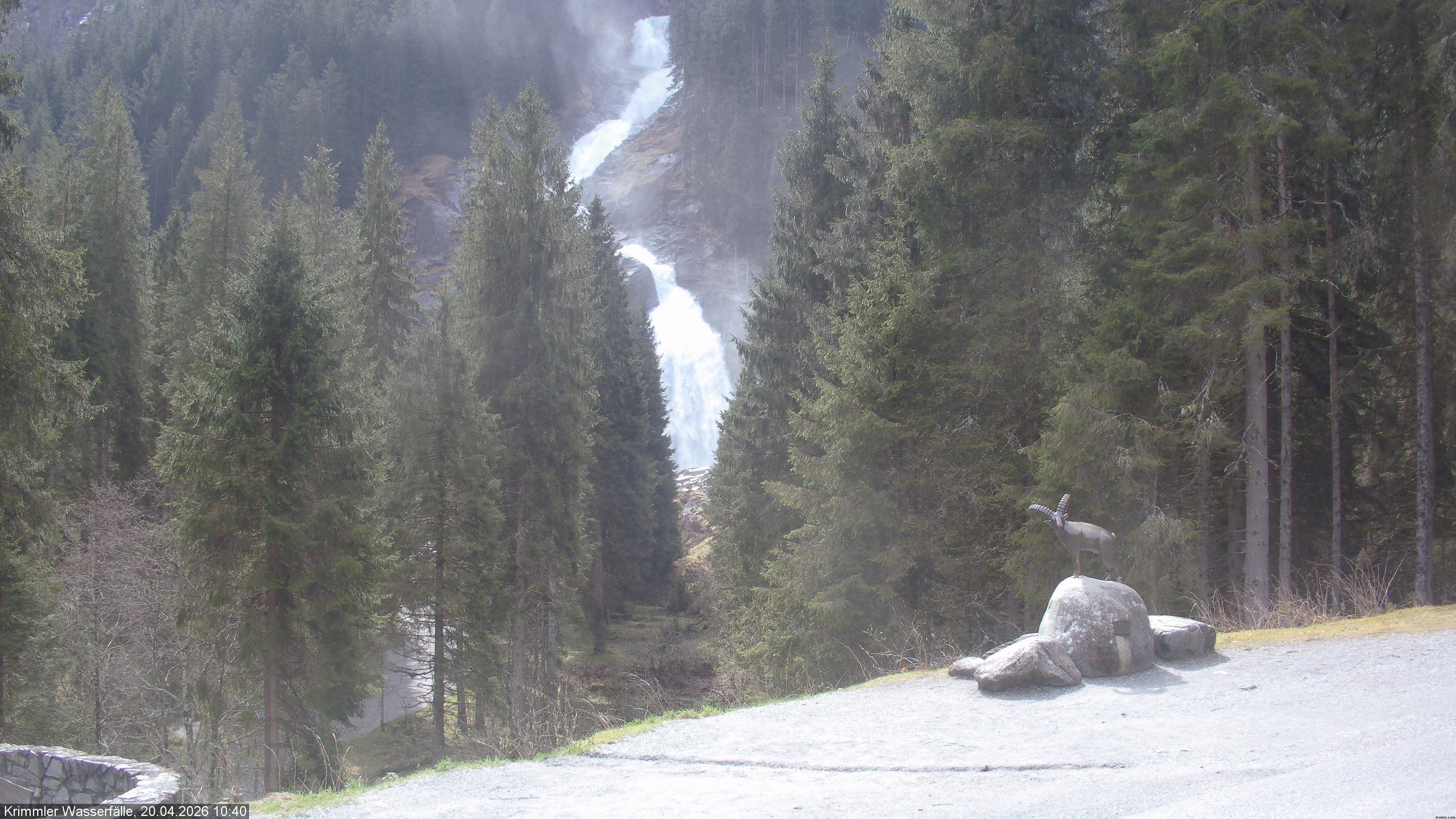 Archiv Foto Webcam Krimmler Wasserfall - Hanke's Café