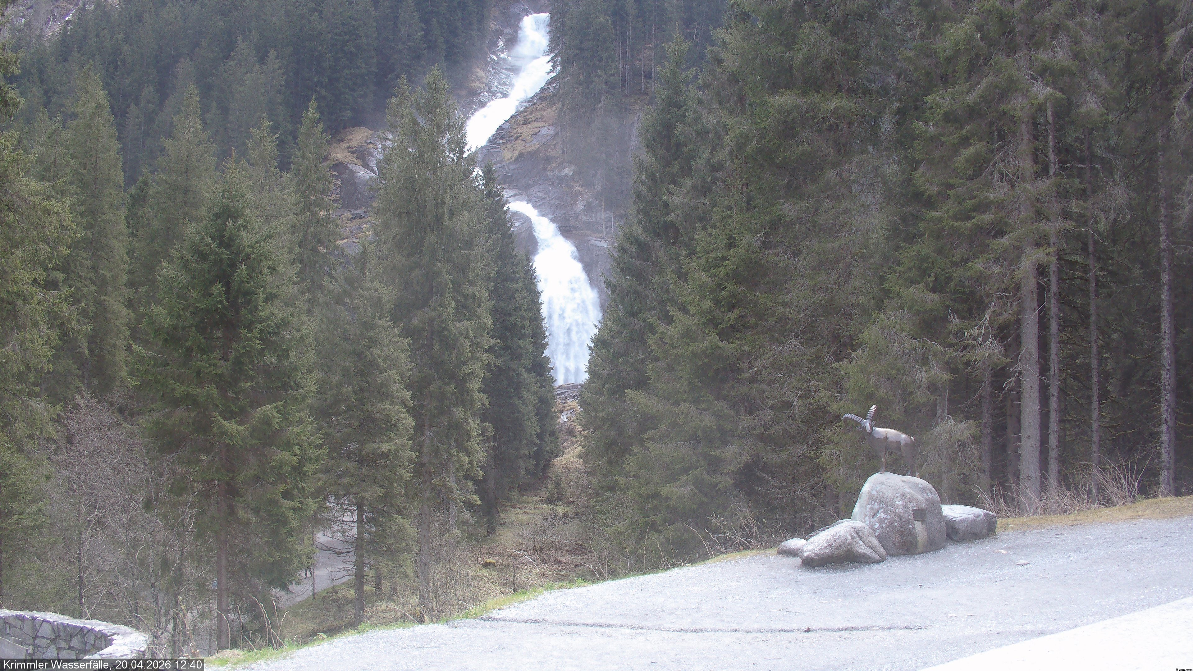 Archiv Foto Webcam Krimmler Wasserfall - Hanke's Café