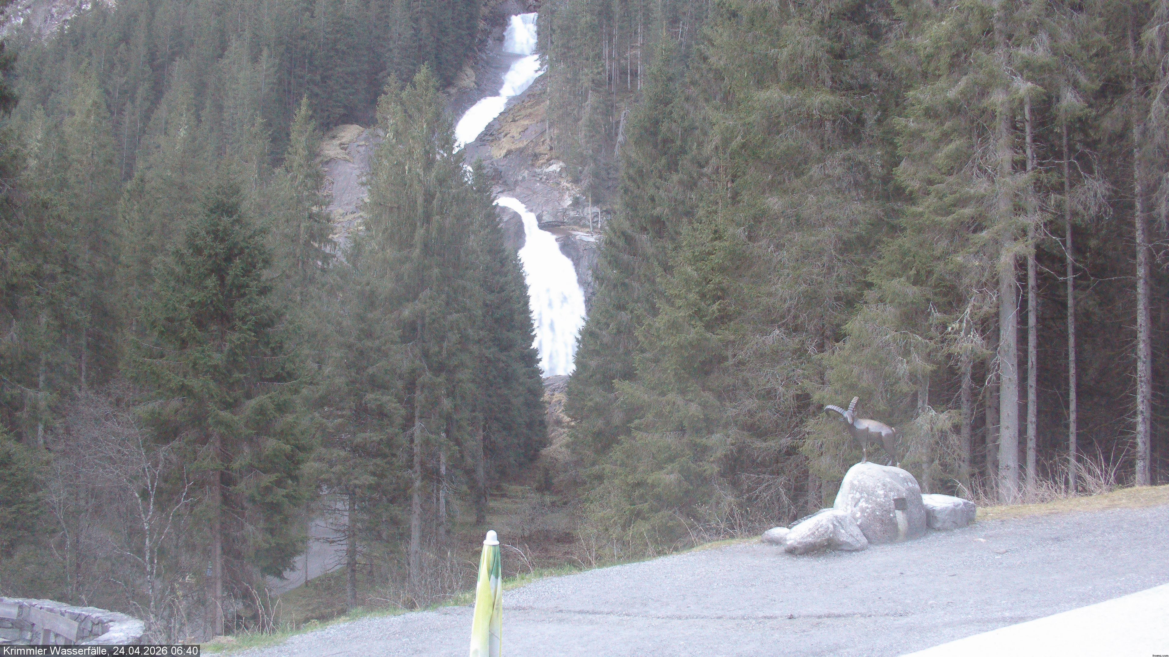 Archiv Foto Webcam Krimmler Wasserfall - Hanke's Café