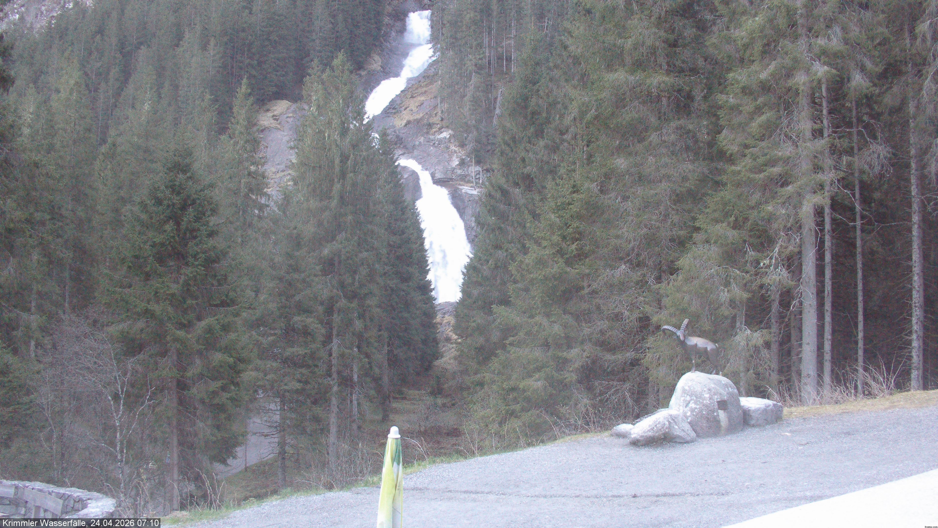 Archiv Foto Webcam Krimmler Wasserfall - Hanke's Café