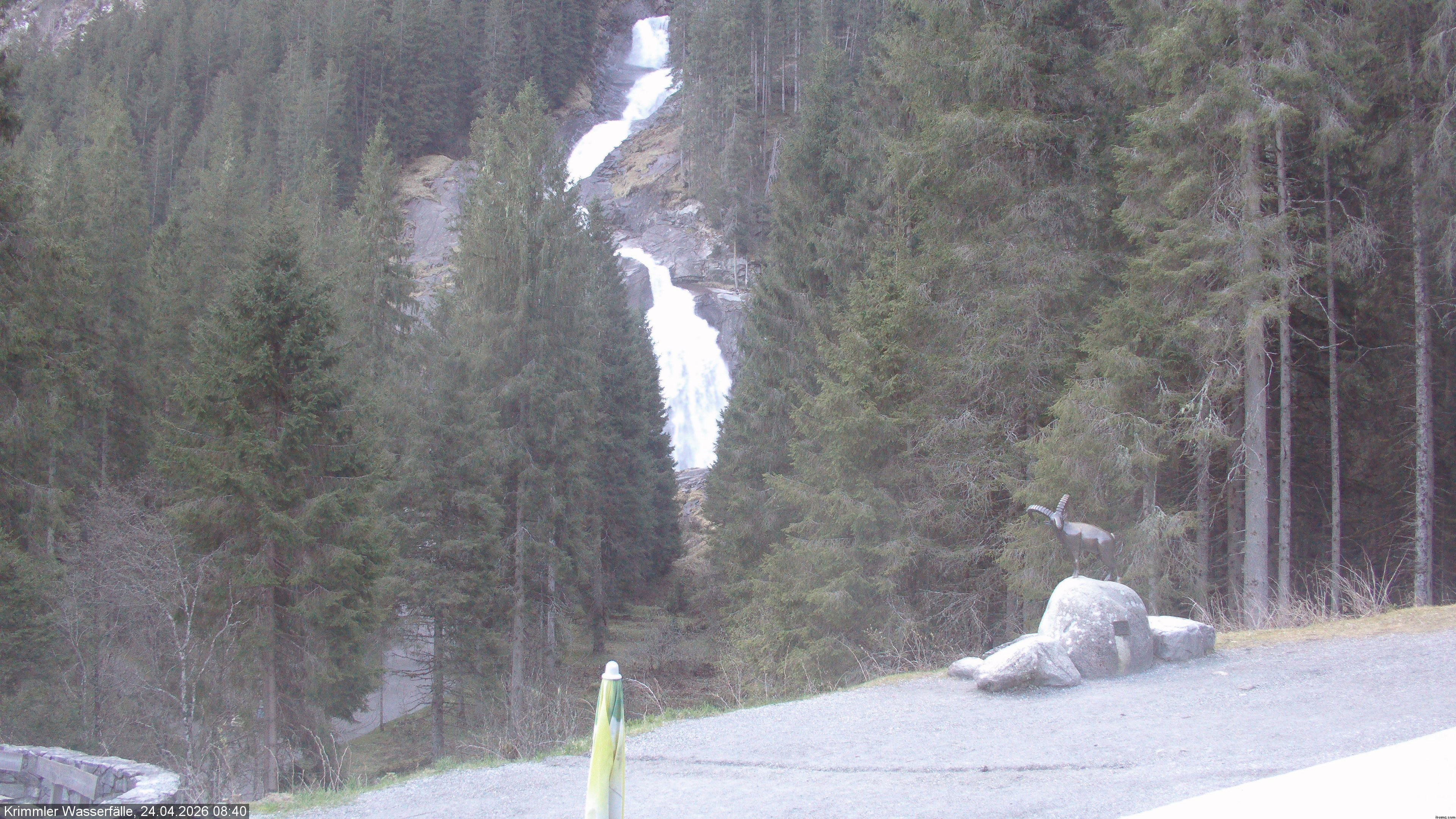 Archiv Foto Webcam Krimmler Wasserfall - Hanke's Café