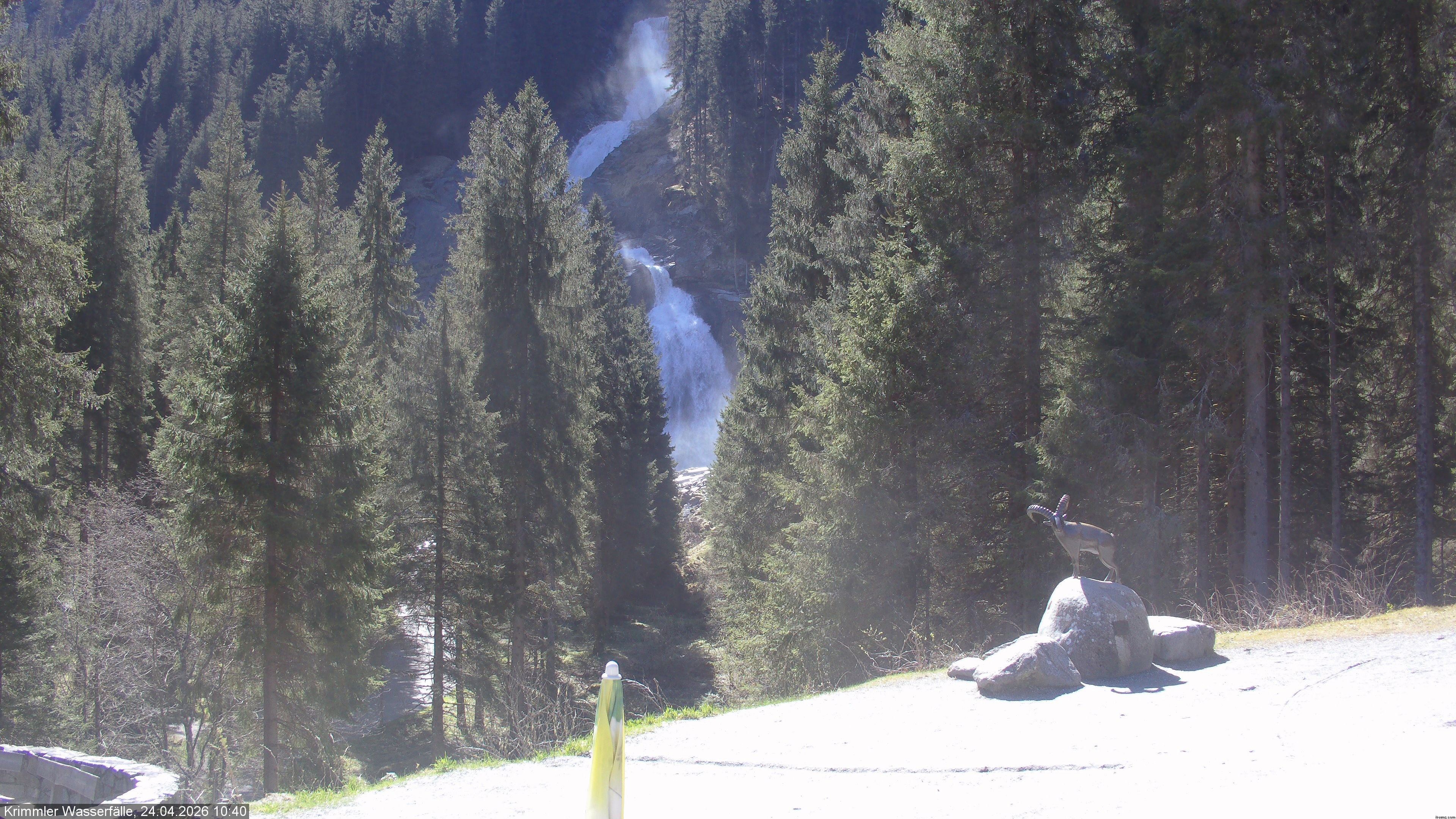 Archiv Foto Webcam Krimmler Wasserfall - Hanke's Café