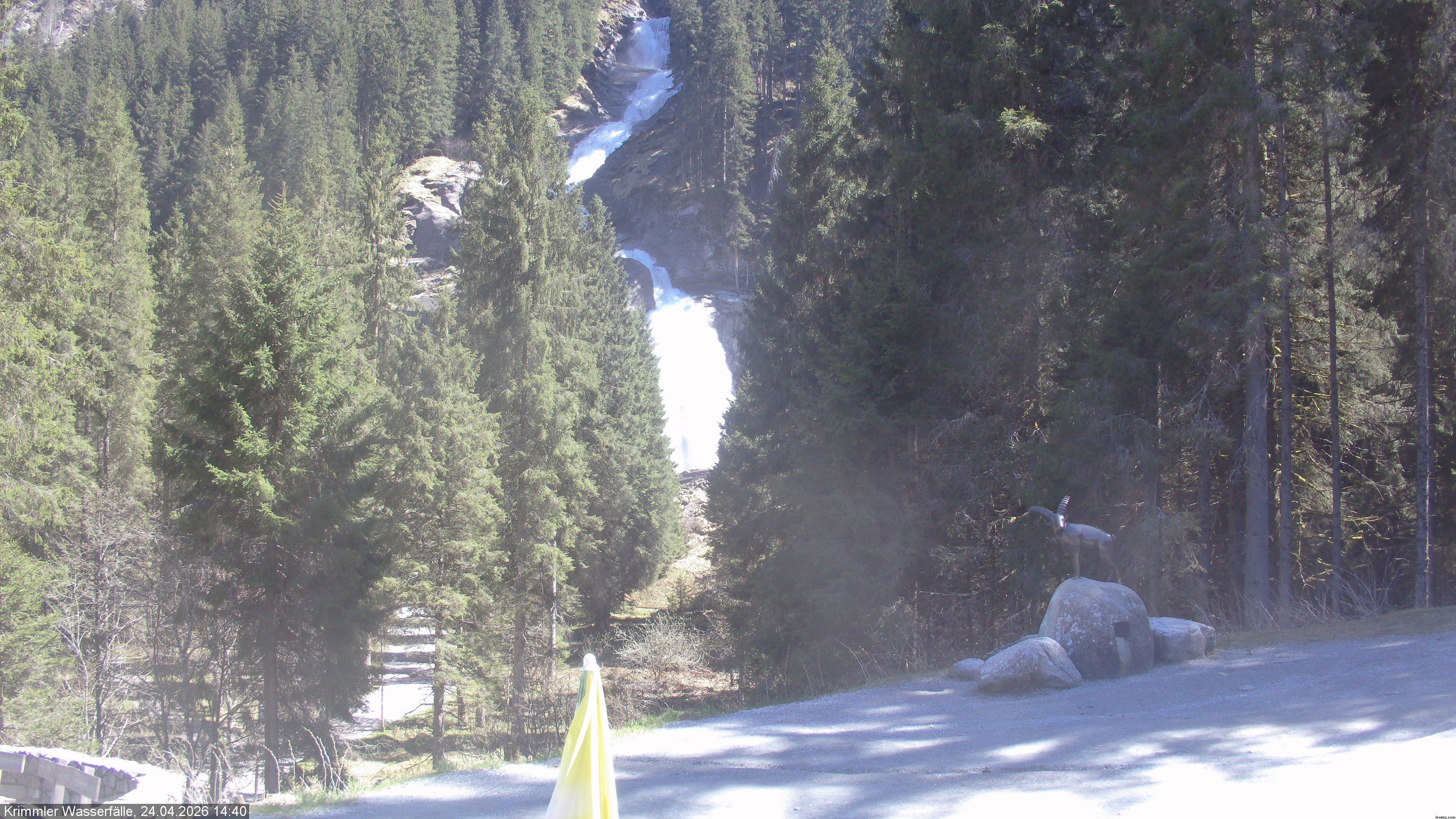 Archiv Foto Webcam Krimmler Wasserfall - Hanke's Café