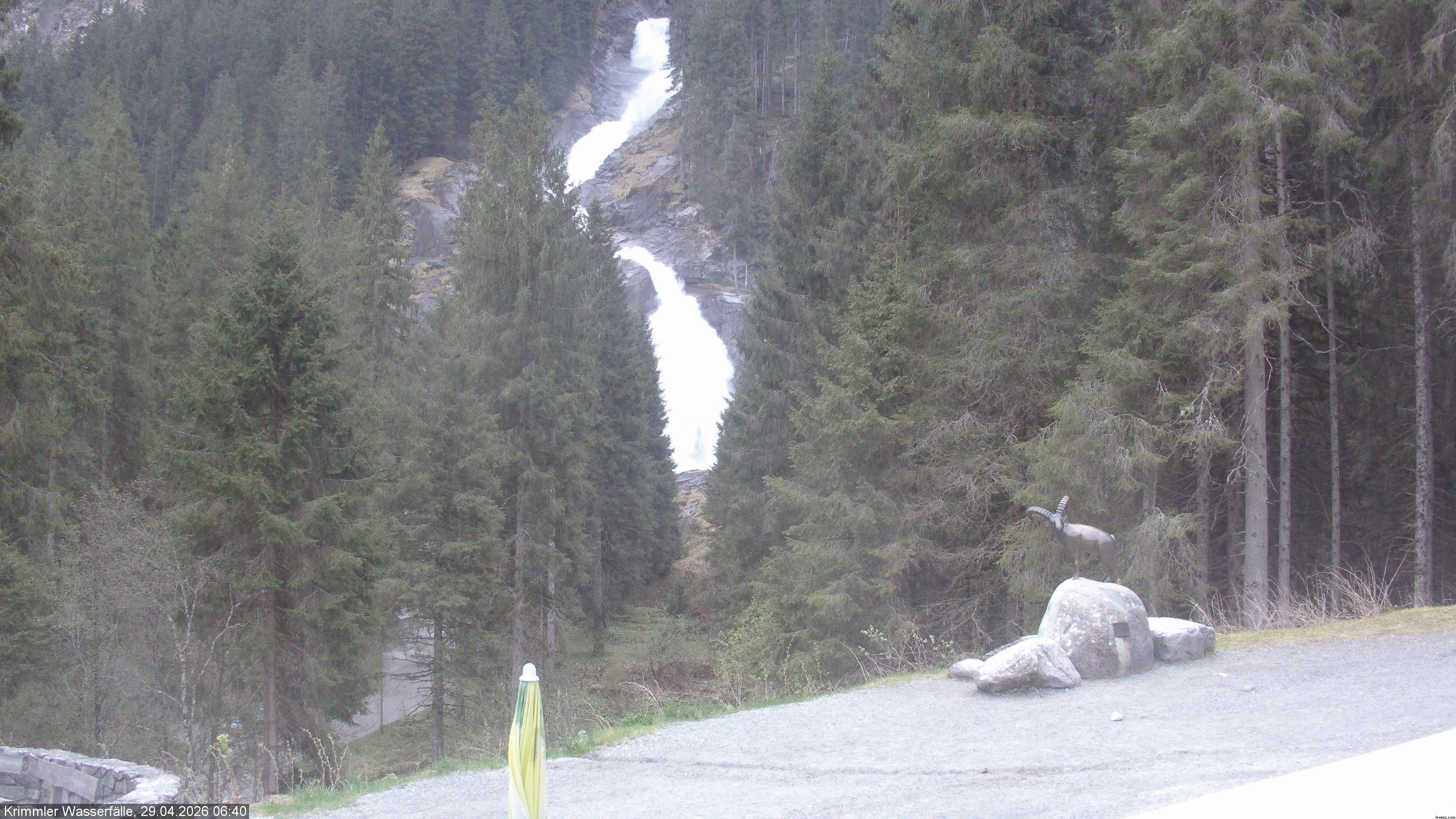 Archiv Foto Webcam Krimmler Wasserfall - Hanke's Café