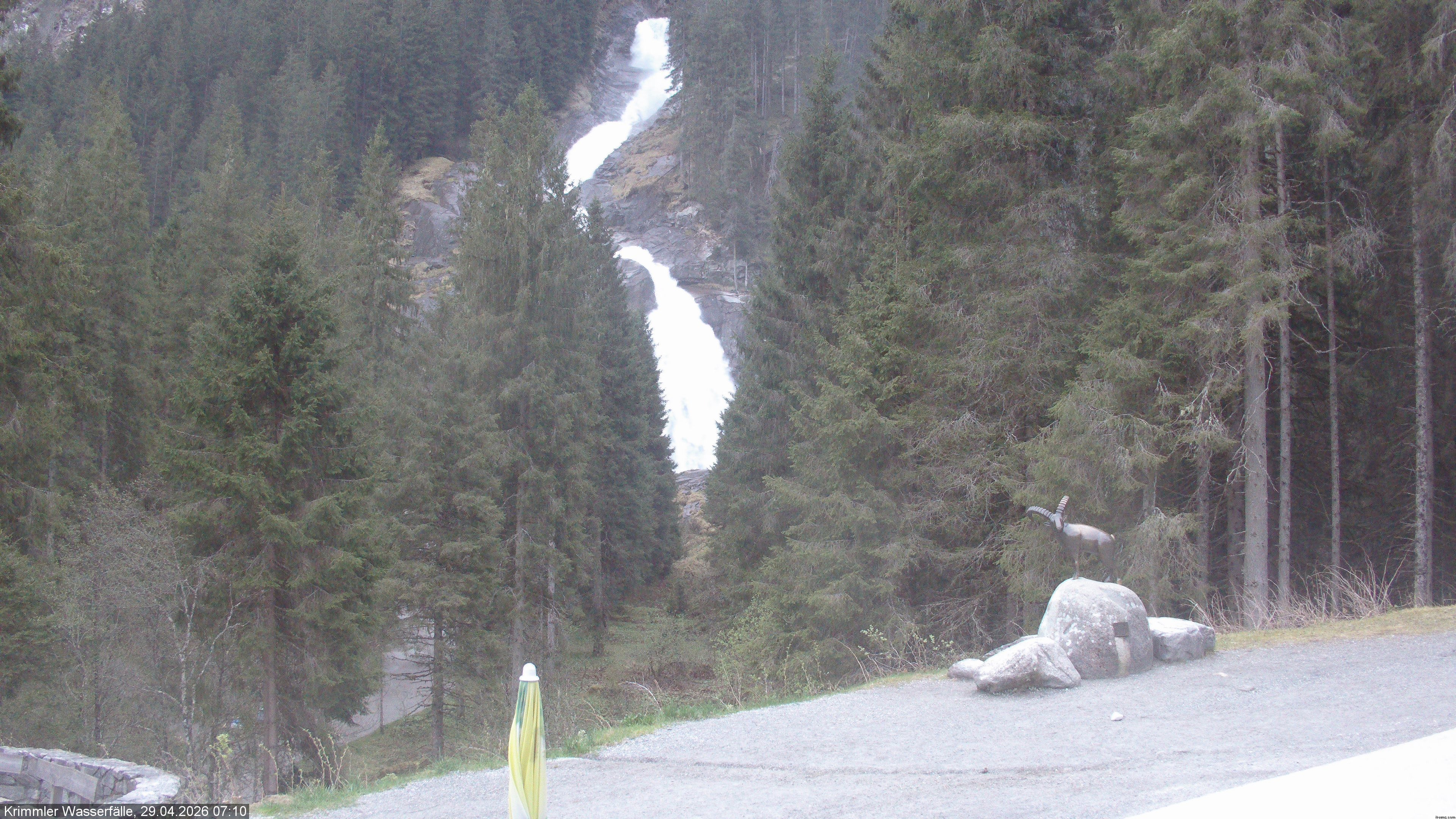 Archiv Foto Webcam Krimmler Wasserfall - Hanke's Café