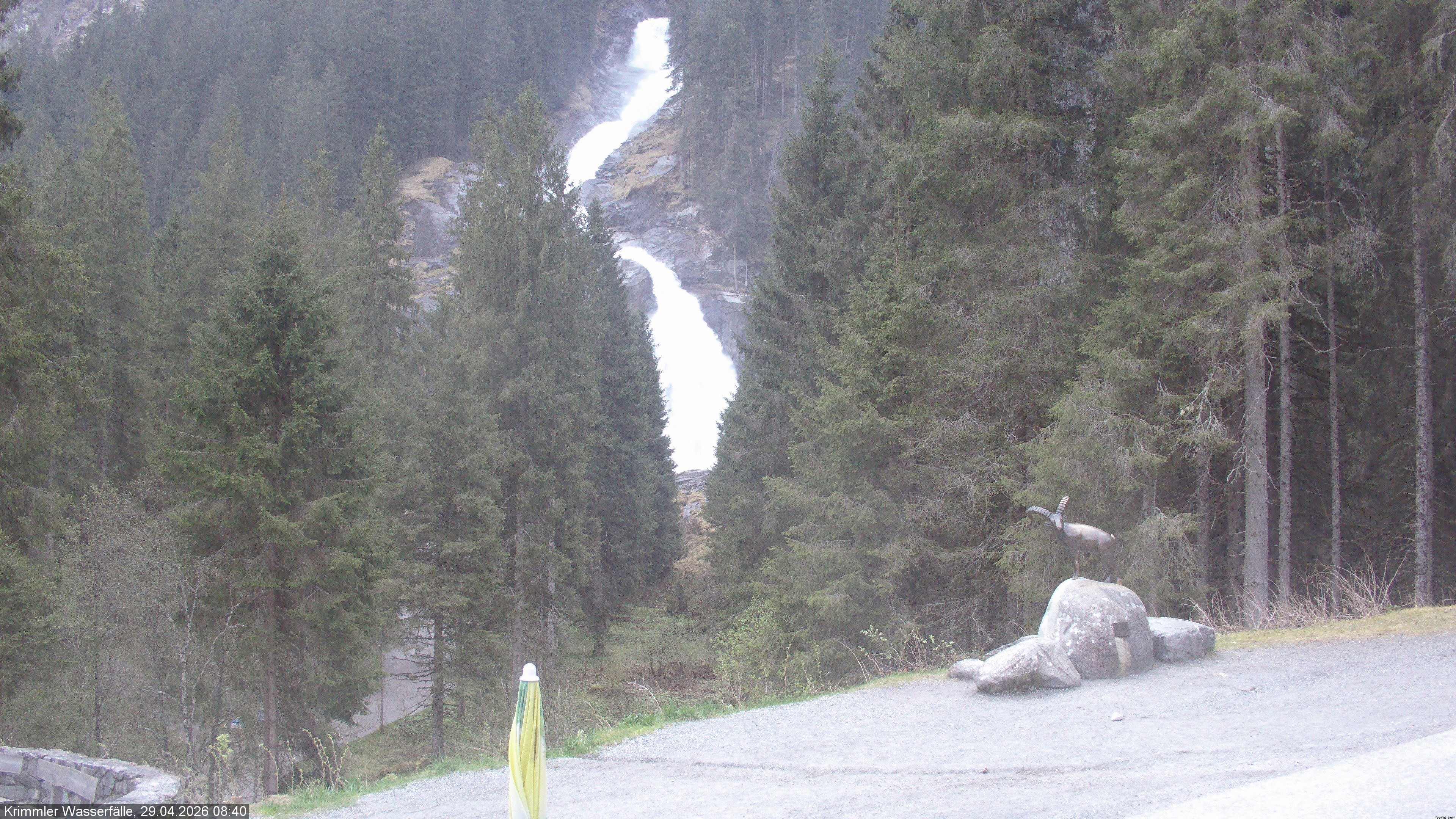 Archiv Foto Webcam Krimmler Wasserfall - Hanke's Café