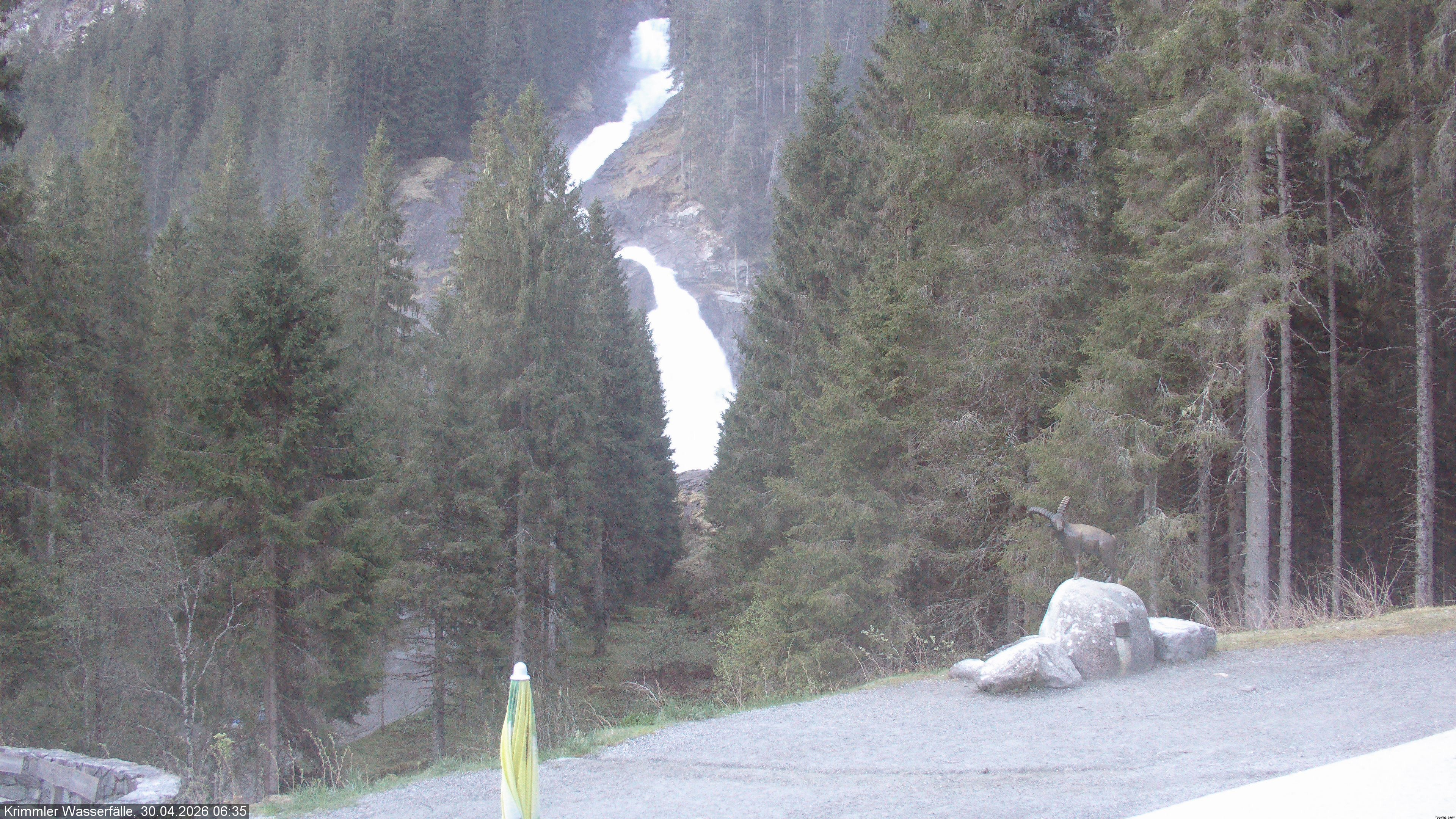 Archiv Foto Webcam Krimmler Wasserfall - Hanke's Café