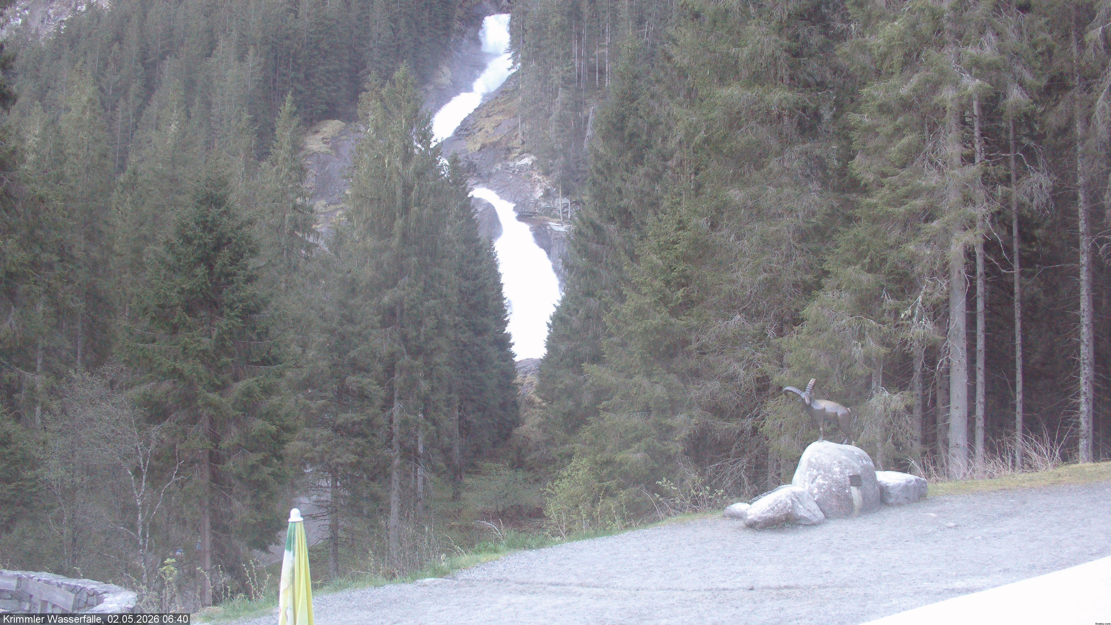 Archiv Foto Webcam Krimmler Wasserfall - Hanke's Café