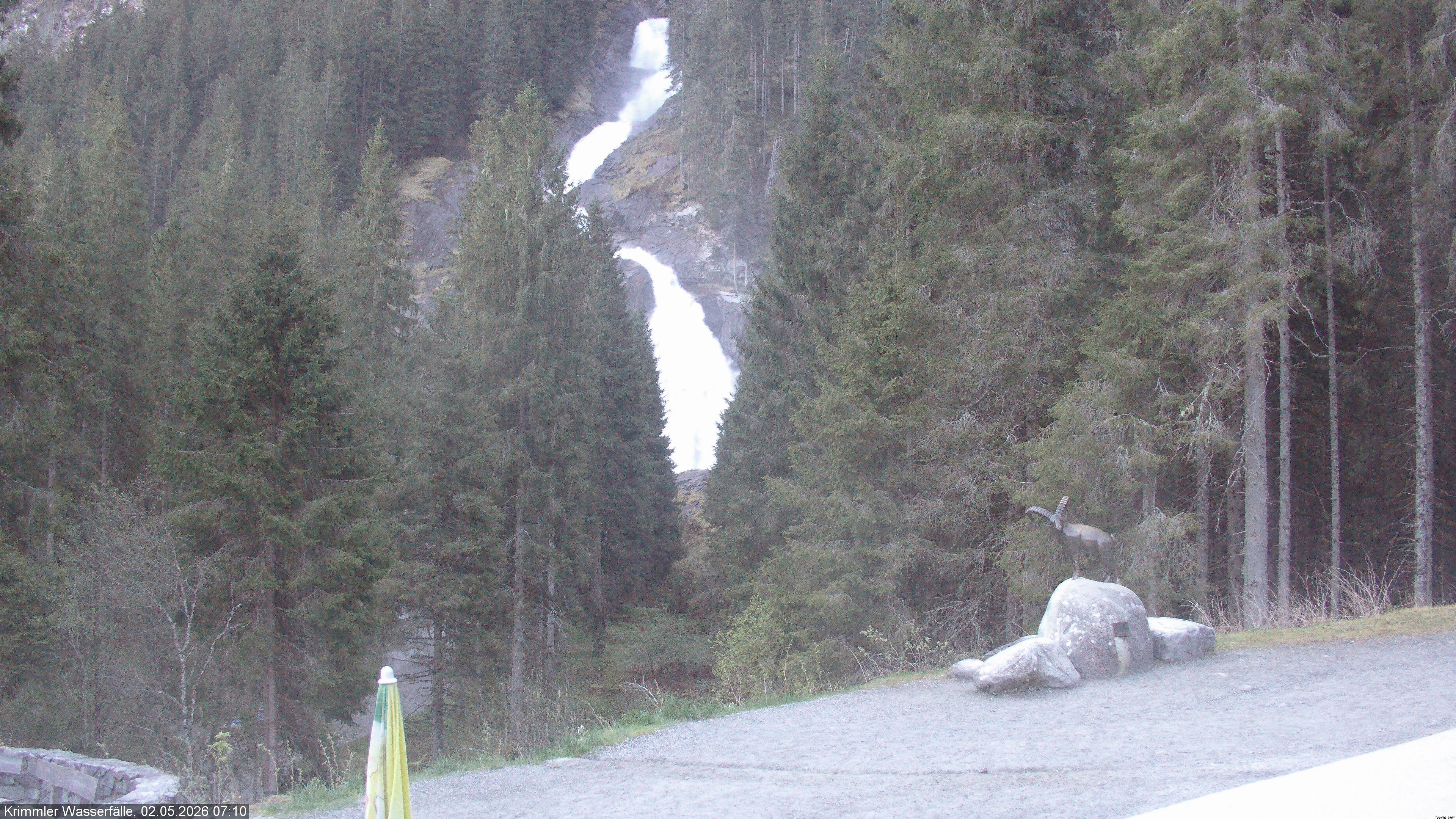 Archiv Foto Webcam Krimmler Wasserfall - Hanke's Café