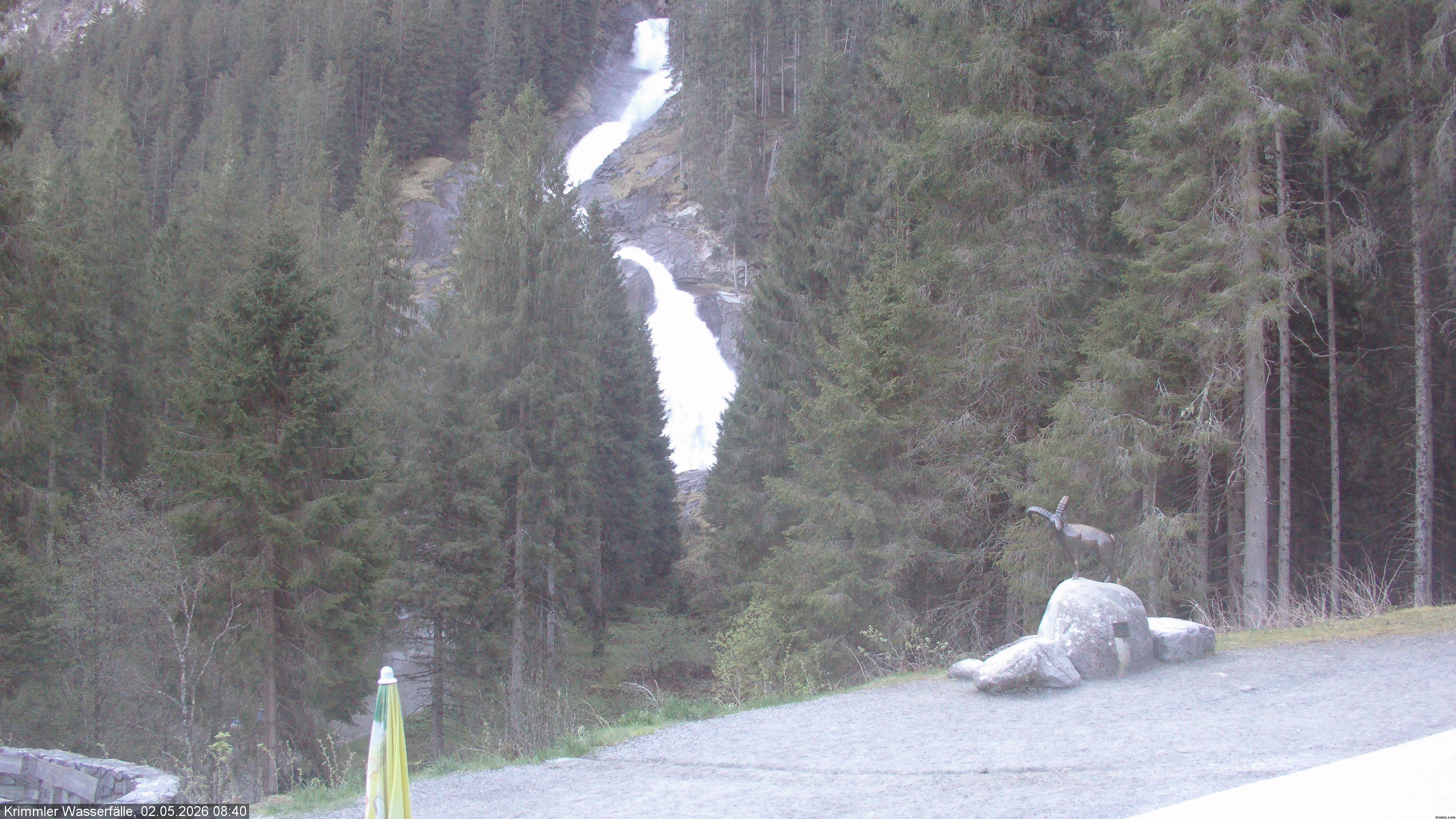 Archiv Foto Webcam Krimmler Wasserfall - Hanke's Café