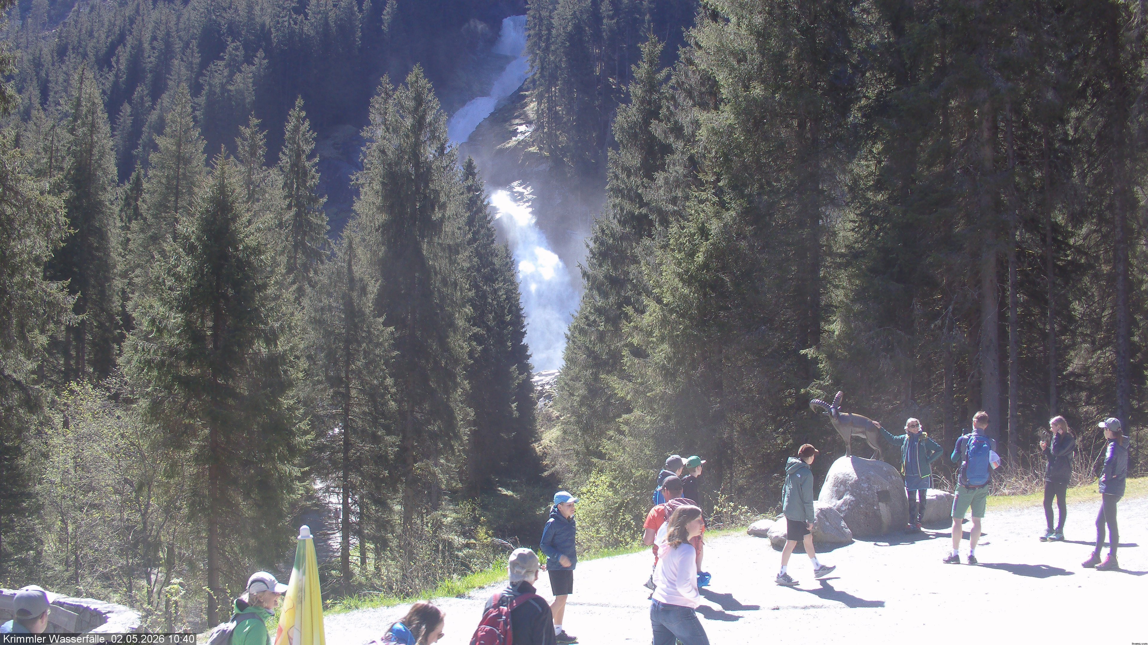 Archiv Foto Webcam Krimmler Wasserfall - Hanke's Café