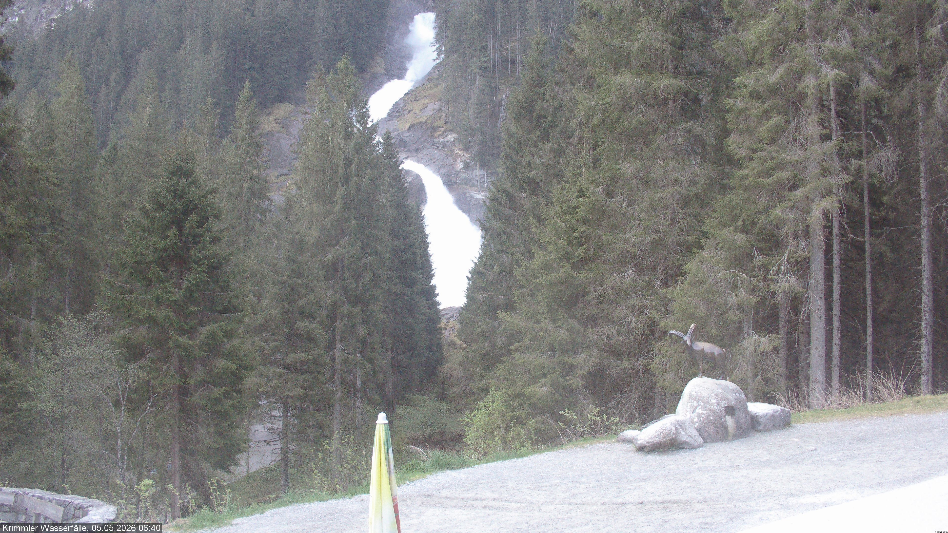 Archiv Foto Webcam Krimmler Wasserfall - Hanke's Café