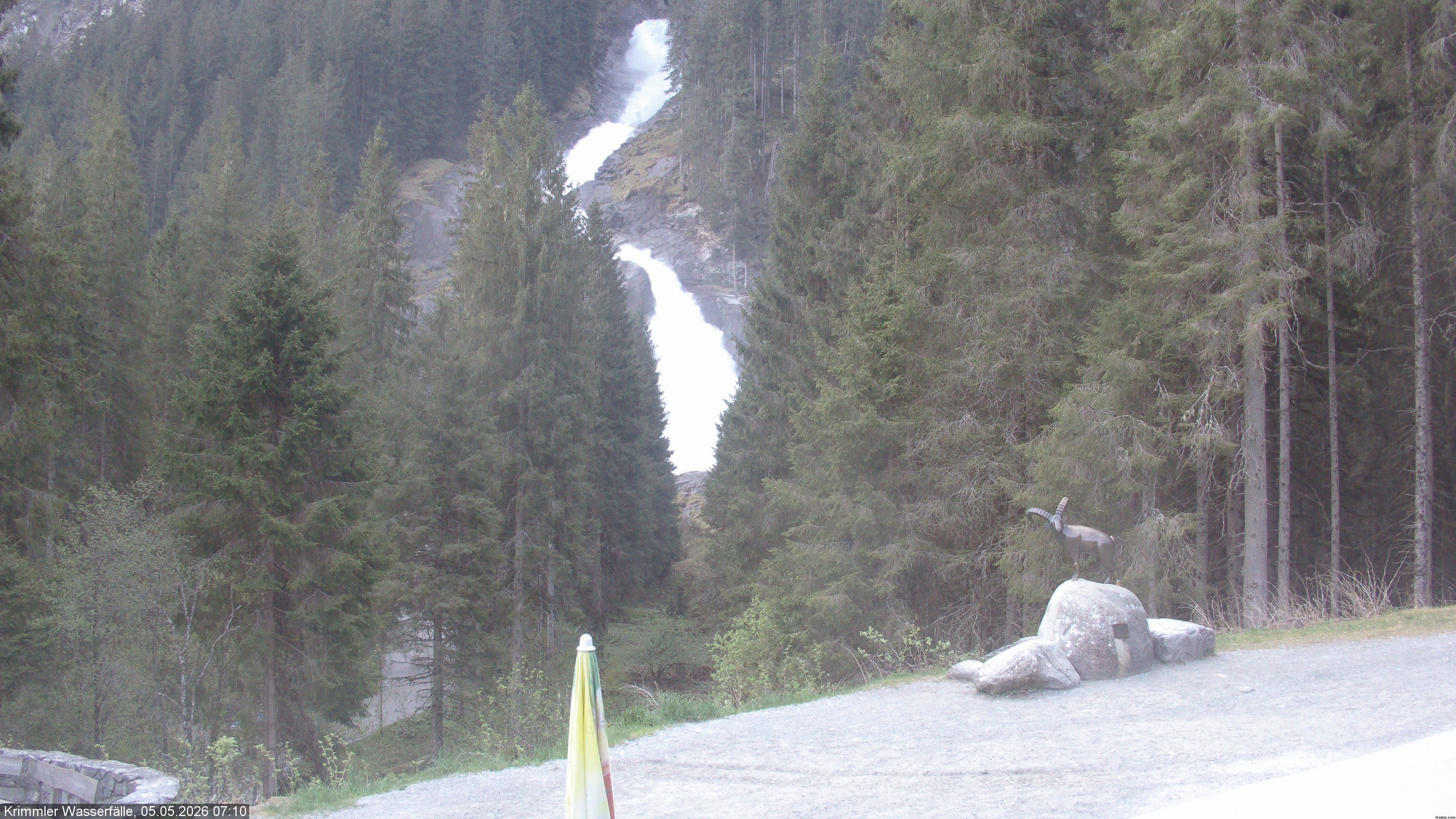 Archiv Foto Webcam Krimmler Wasserfall - Hanke's Café