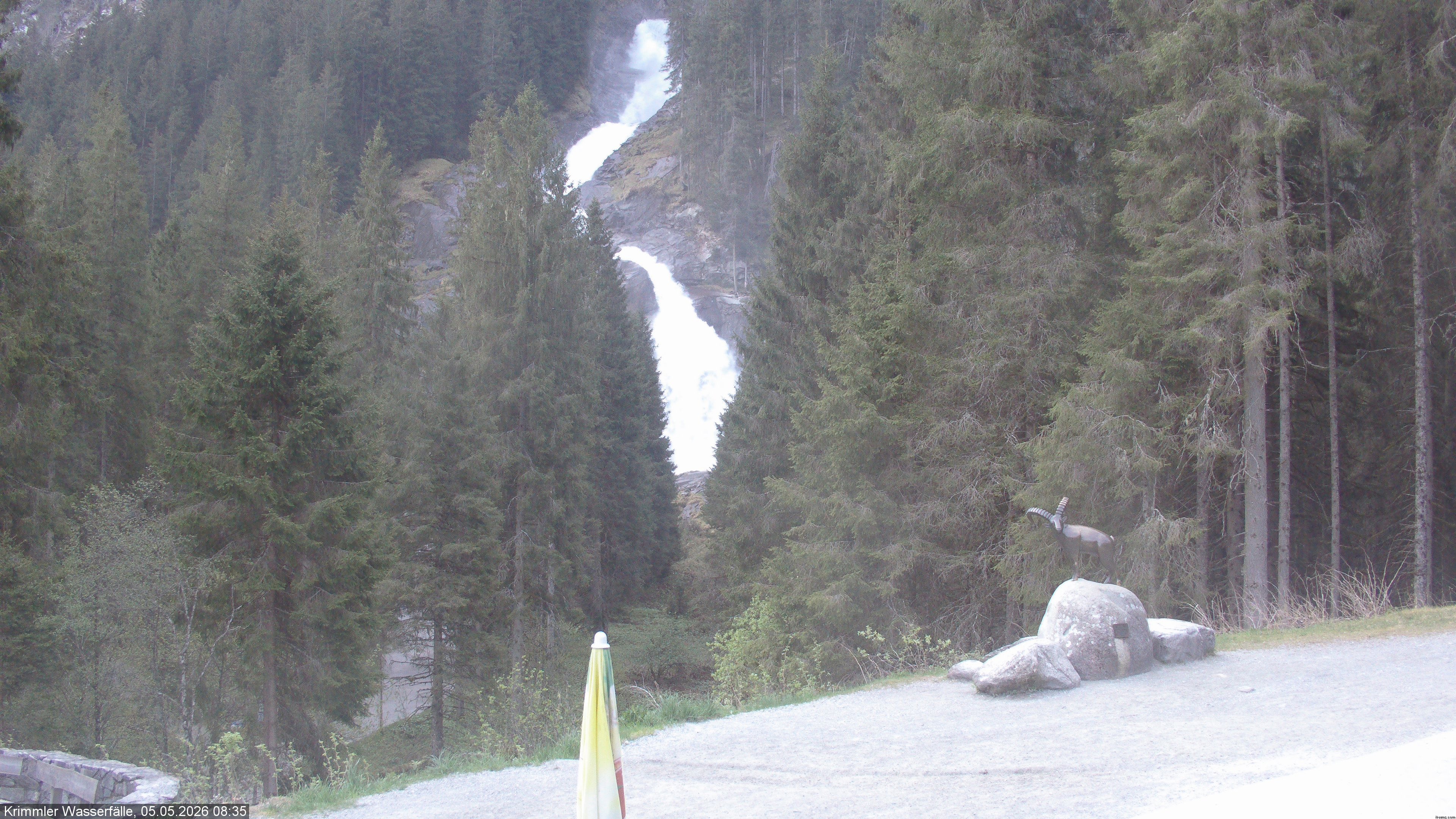 Archiv Foto Webcam Krimmler Wasserfall - Hanke's Café