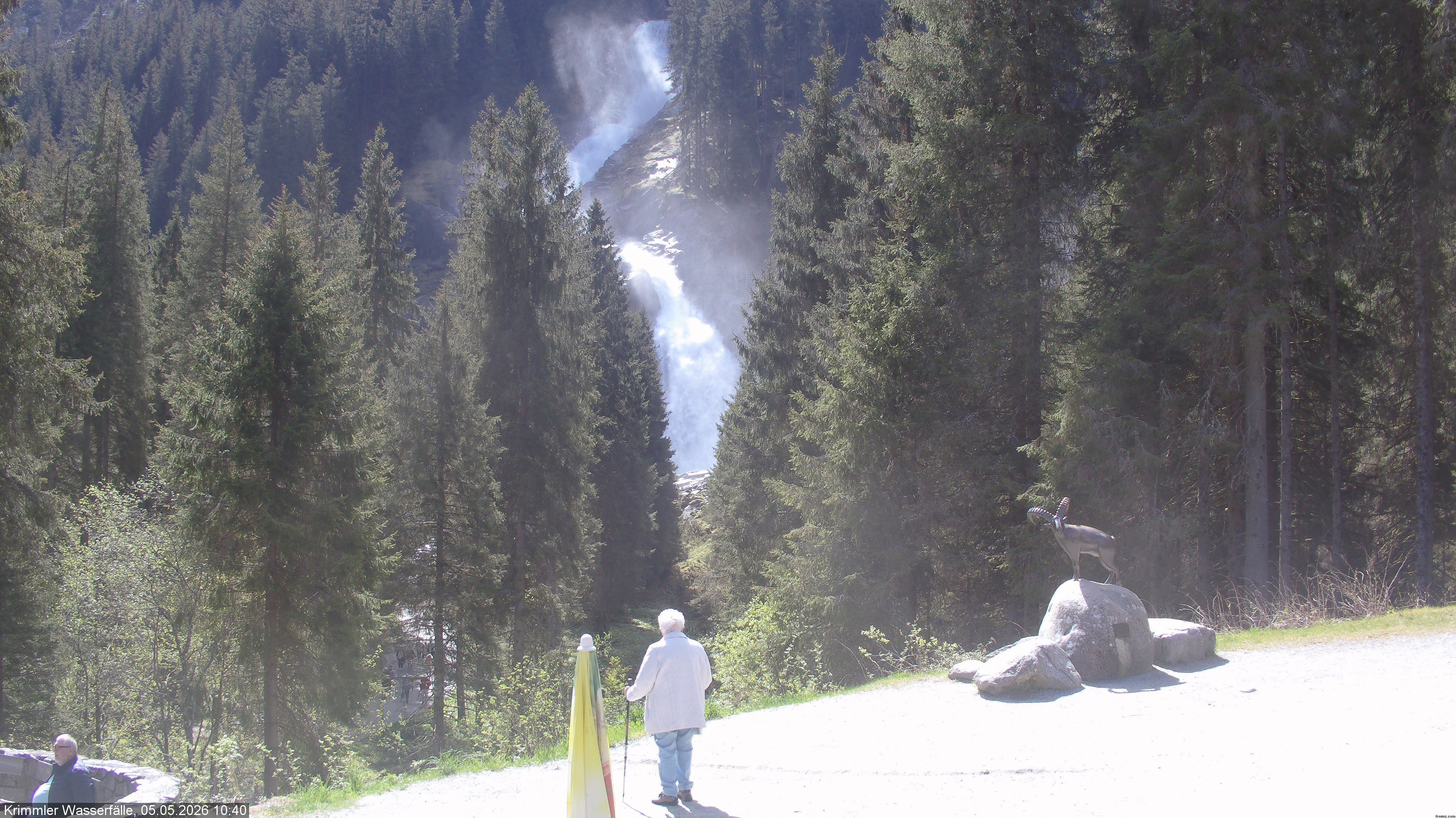 Archiv Foto Webcam Krimmler Wasserfall - Hanke's Café