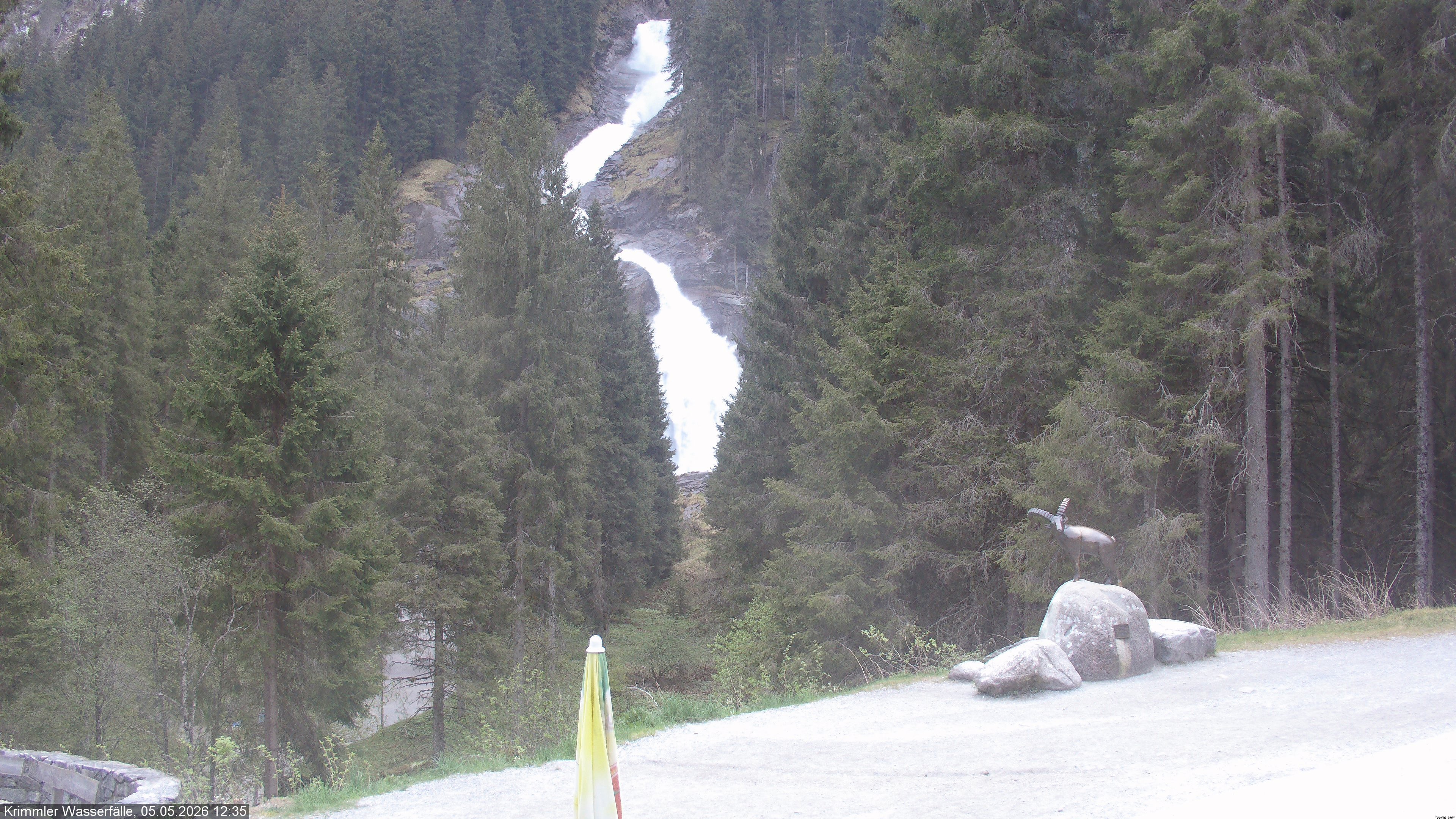 Archiv Foto Webcam Krimmler Wasserfall - Hanke's Café
