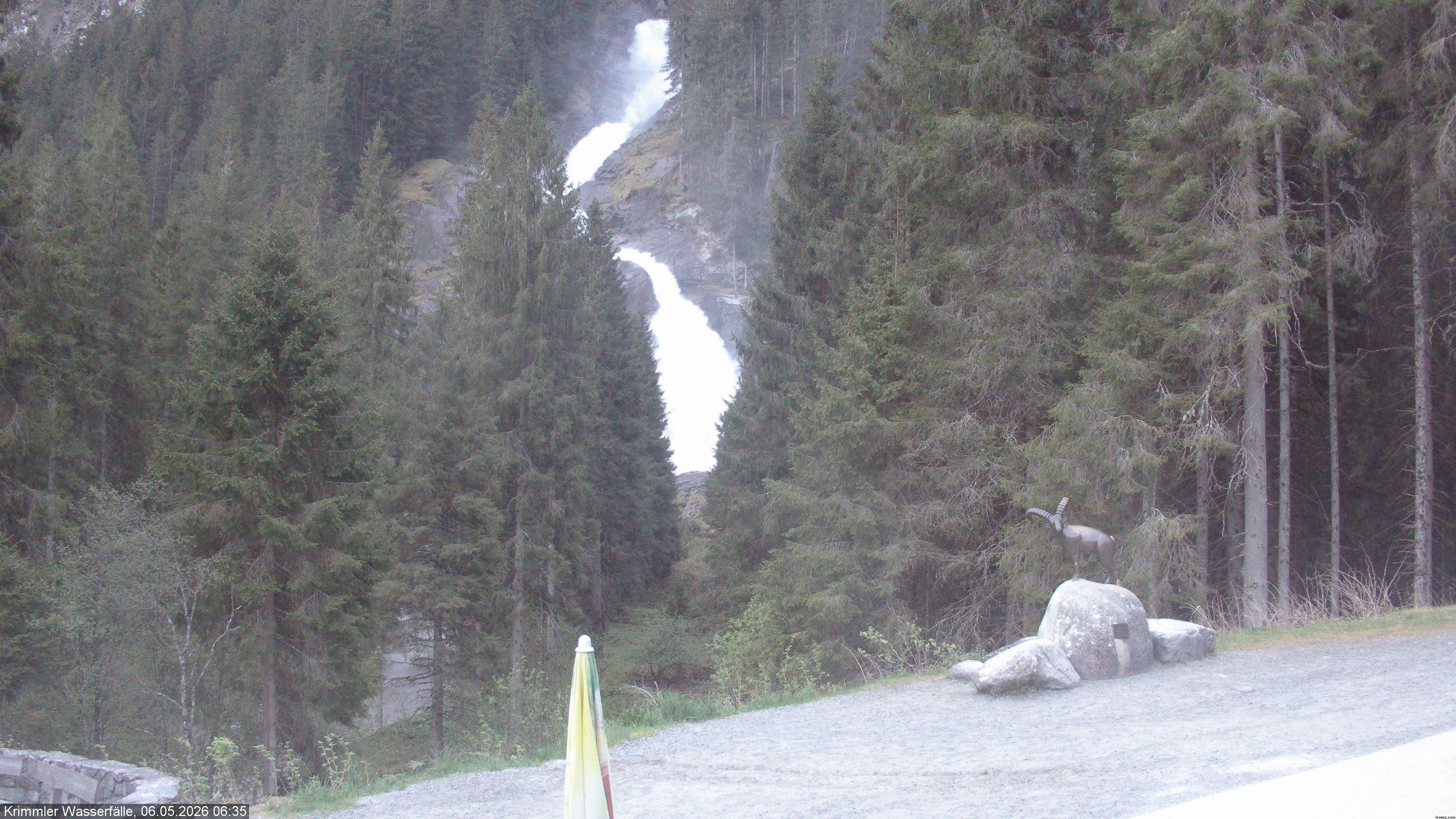 Archiv Foto Webcam Krimmler Wasserfall - Hanke's Café