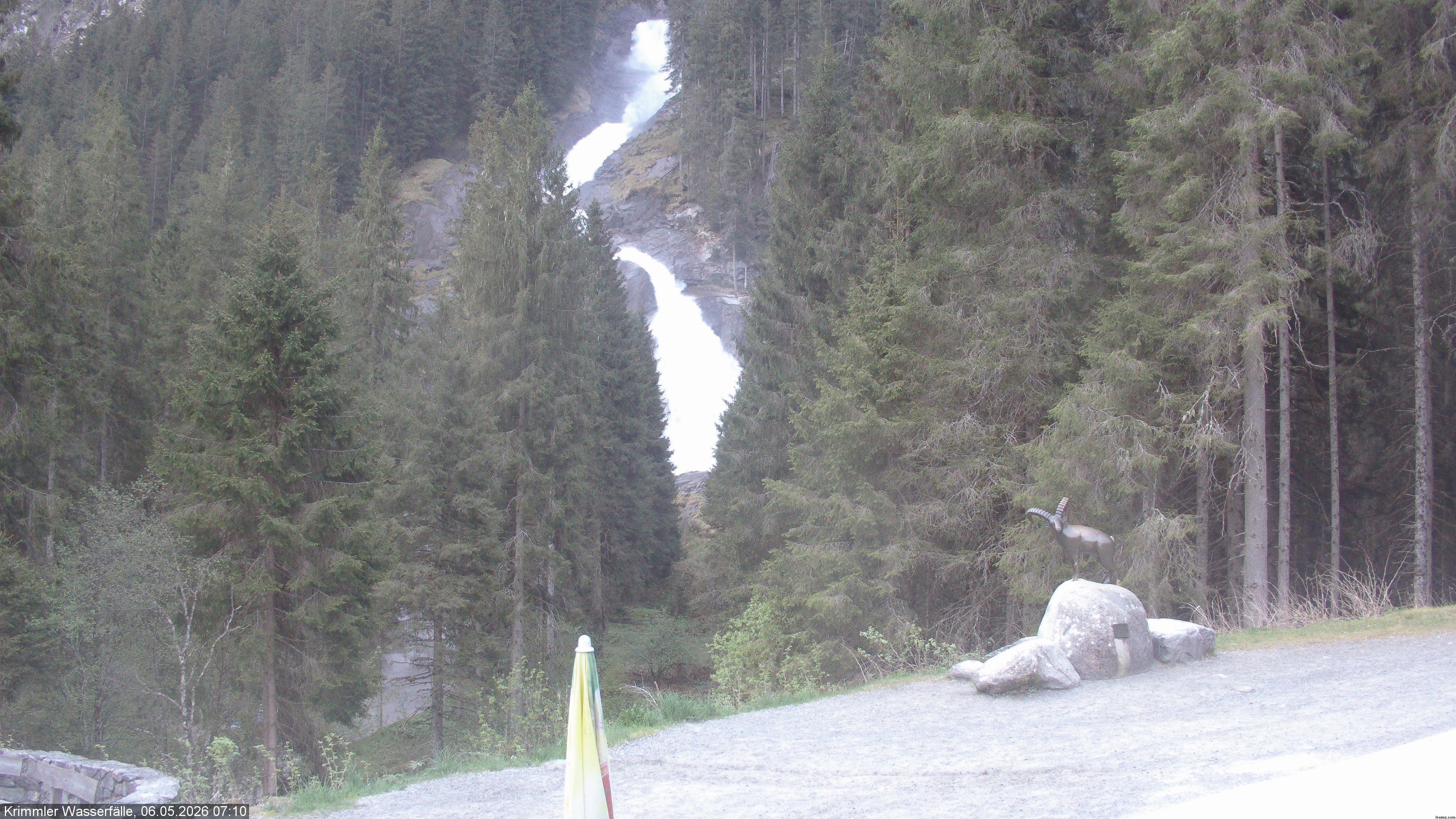 Archiv Foto Webcam Krimmler Wasserfall - Hanke's Café