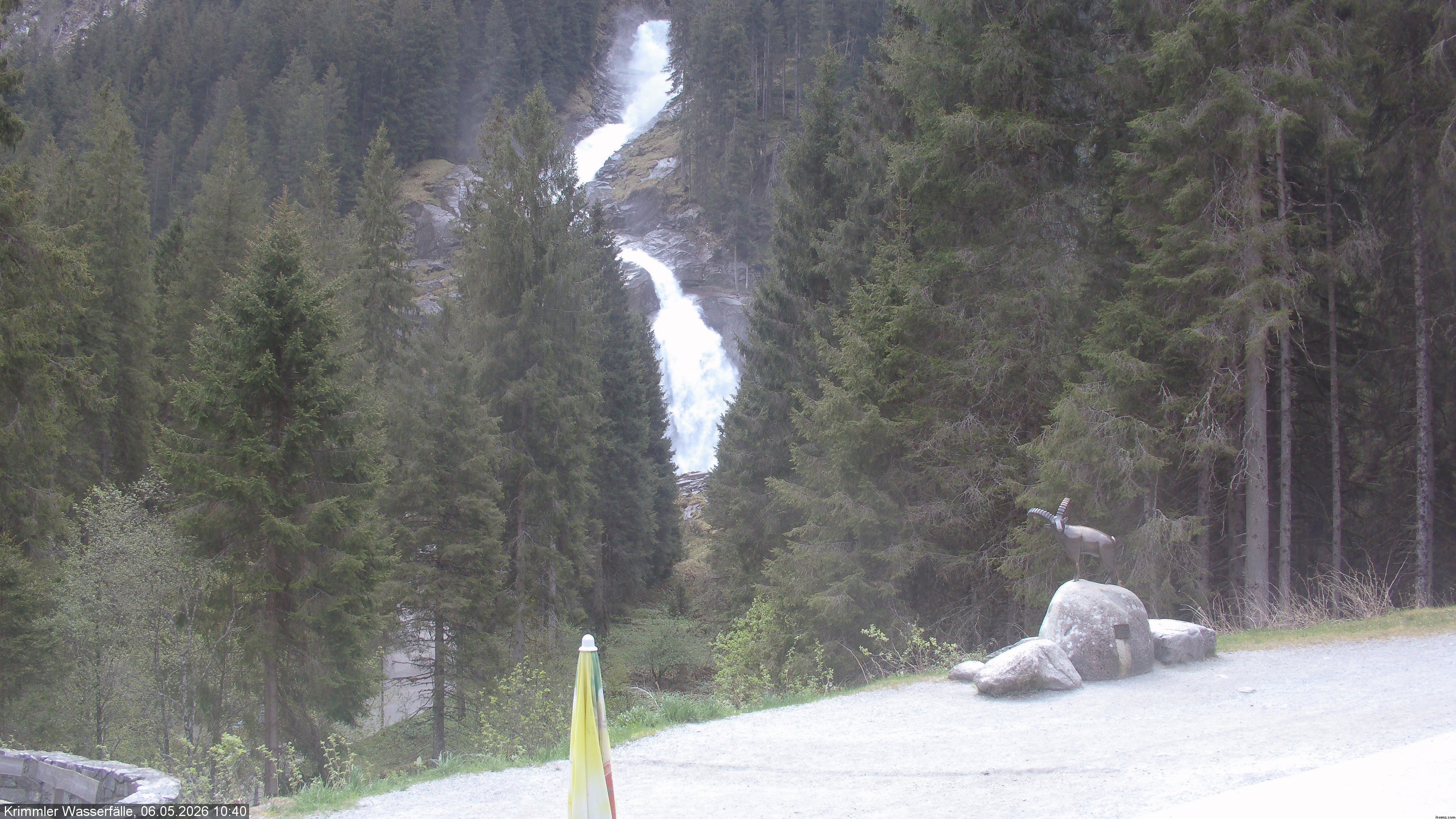 Archiv Foto Webcam Krimmler Wasserfall - Hanke's Café