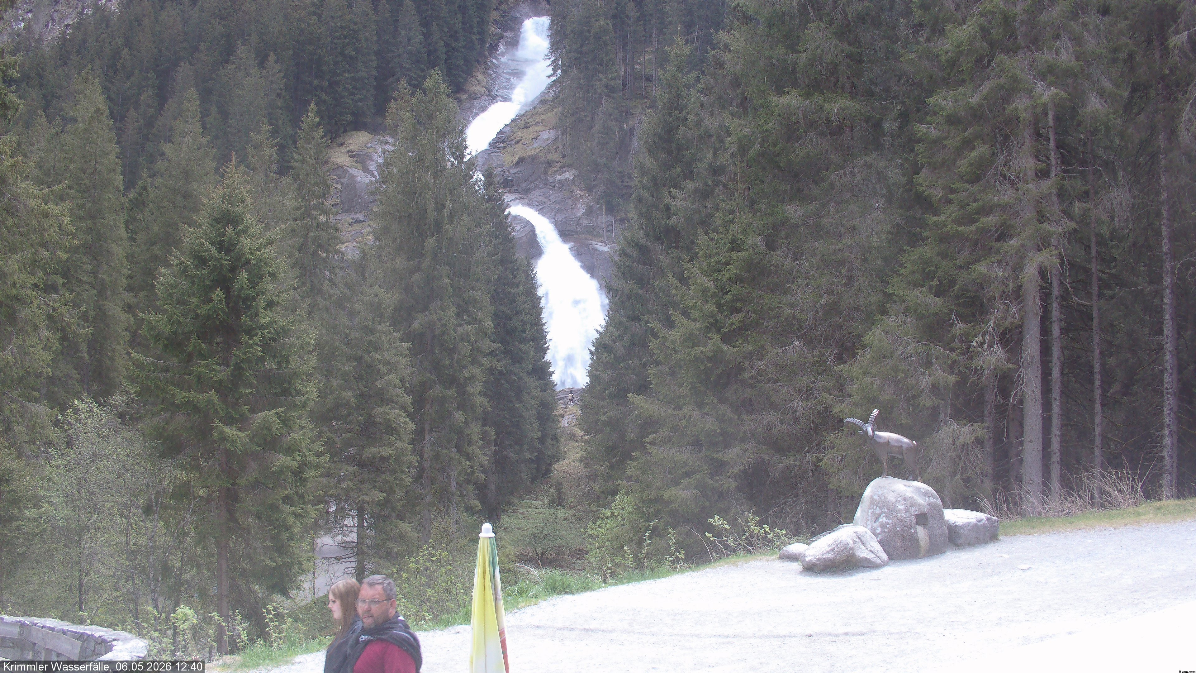 Archiv Foto Webcam Krimmler Wasserfall - Hanke's Café