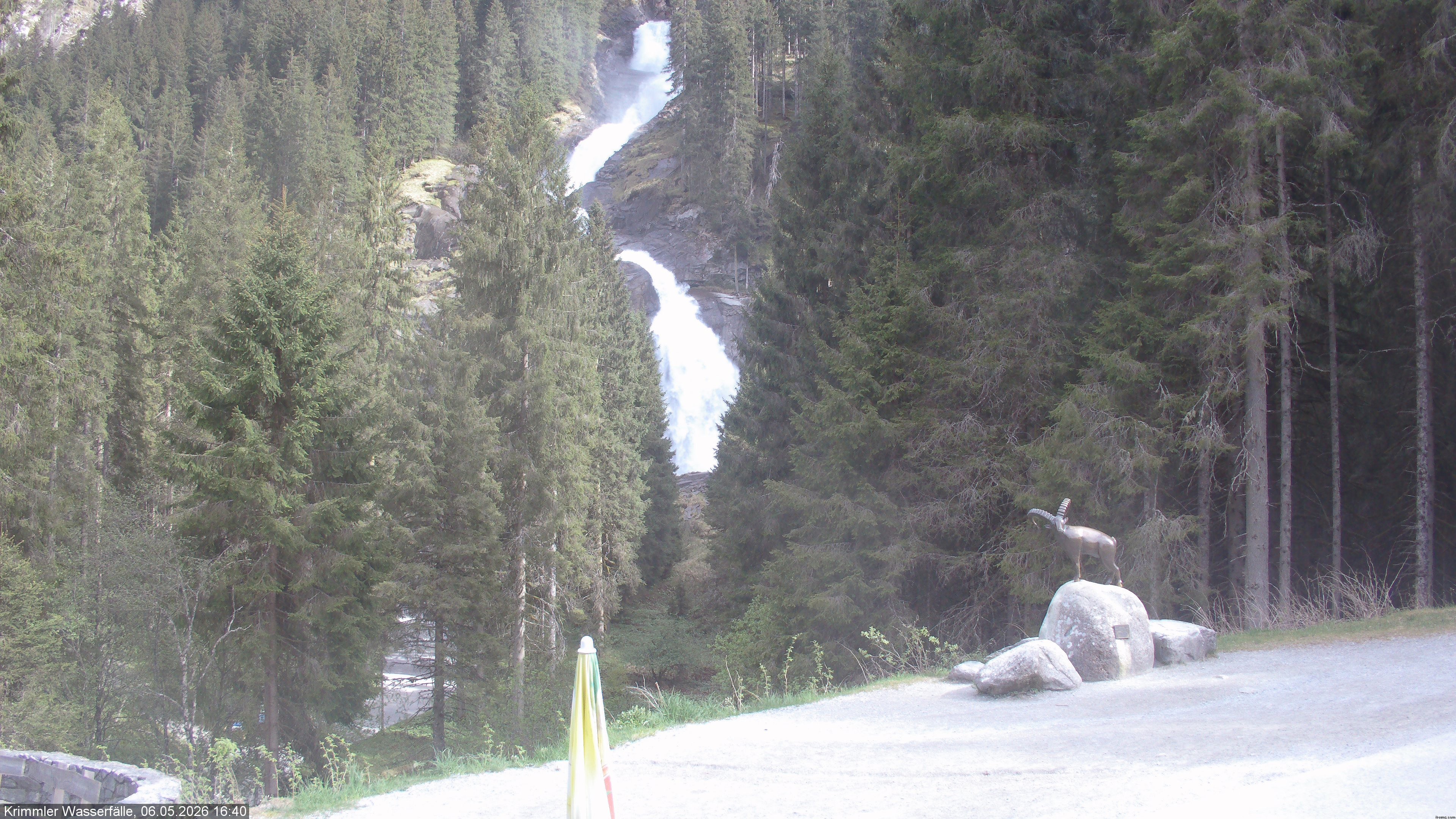 Archiv Foto Webcam Krimmler Wasserfall - Hanke's Café