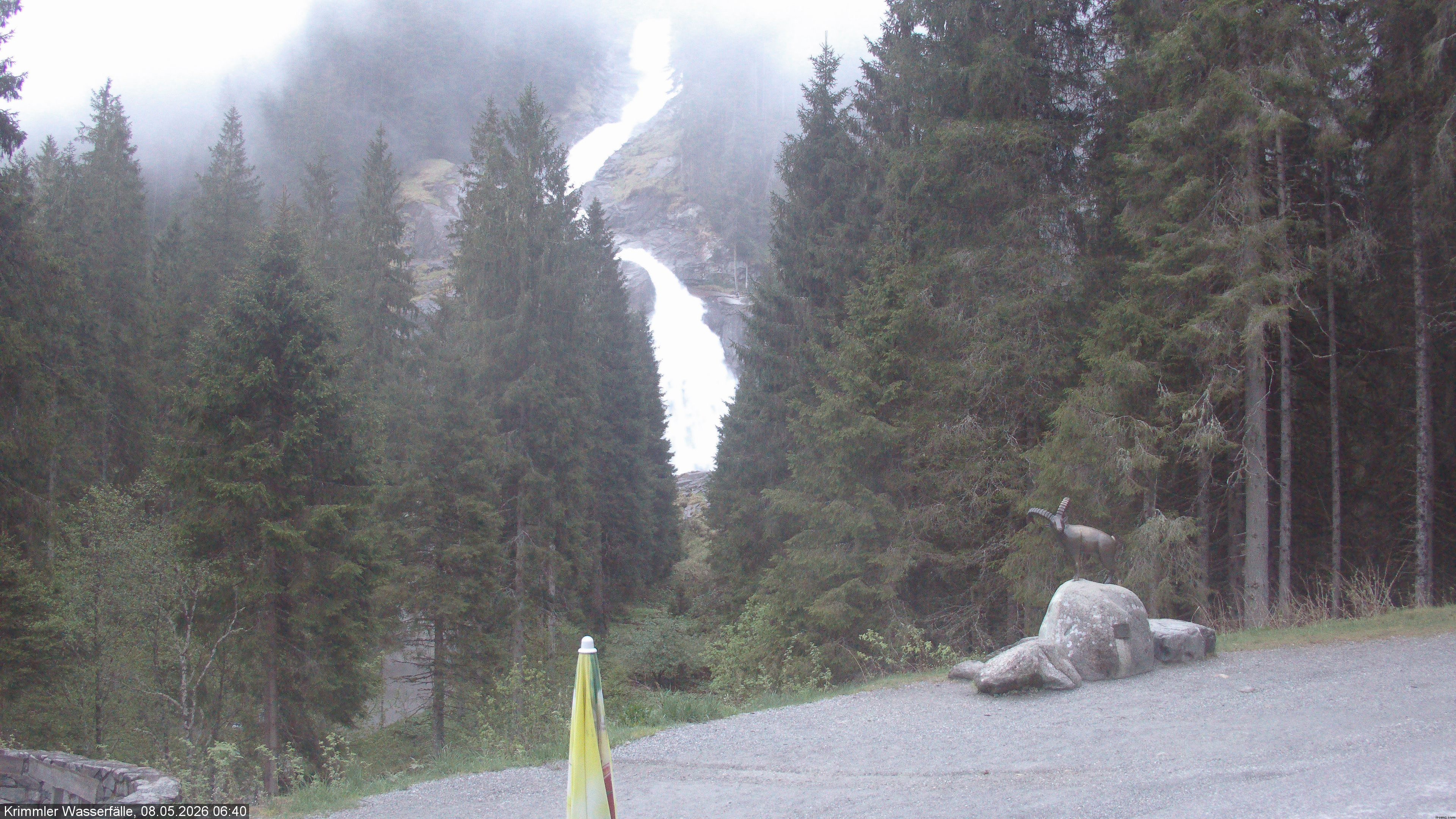 Archiv Foto Webcam Krimmler Wasserfall - Hanke's Café