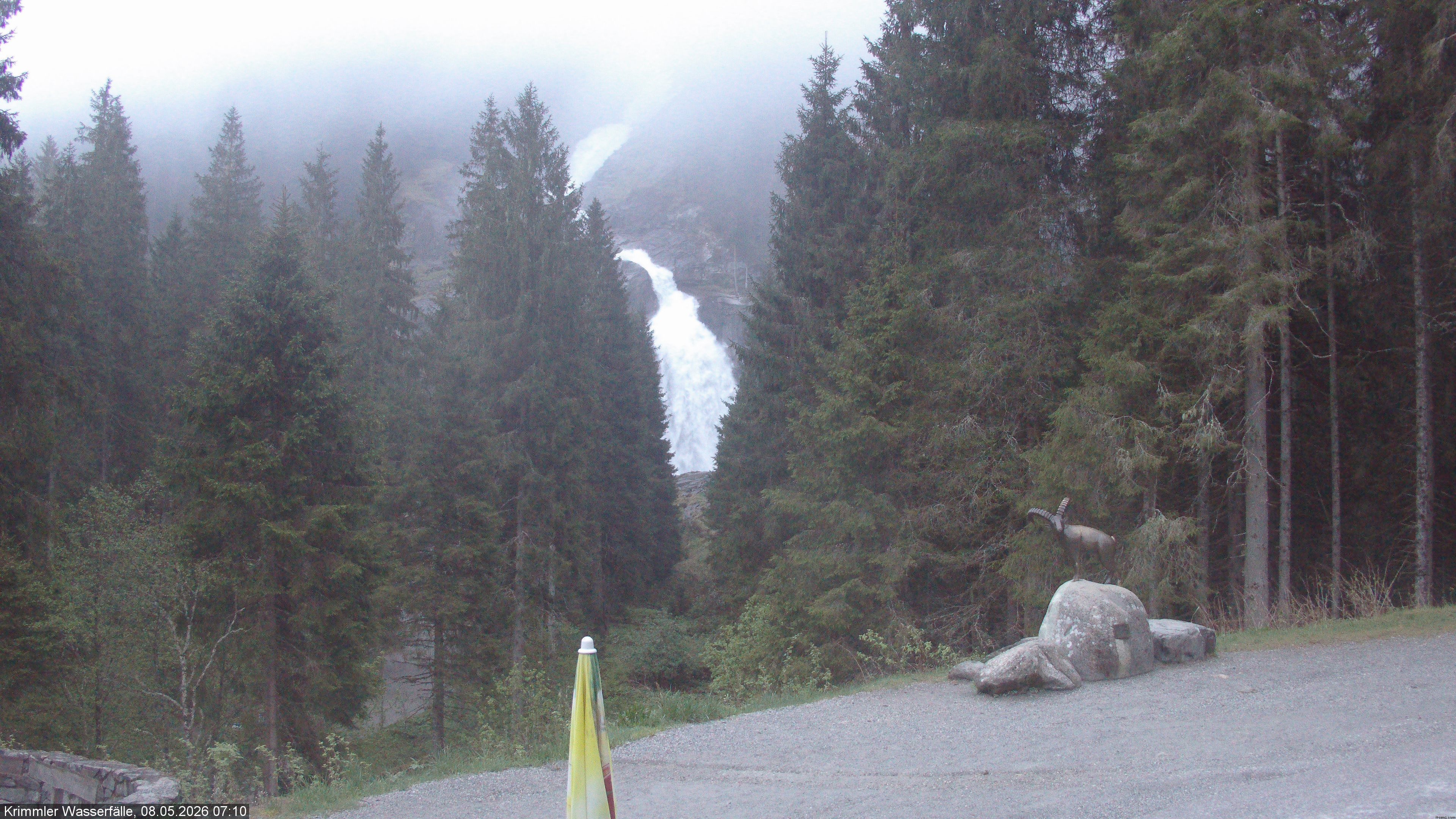 Archiv Foto Webcam Krimmler Wasserfall - Hanke's Café