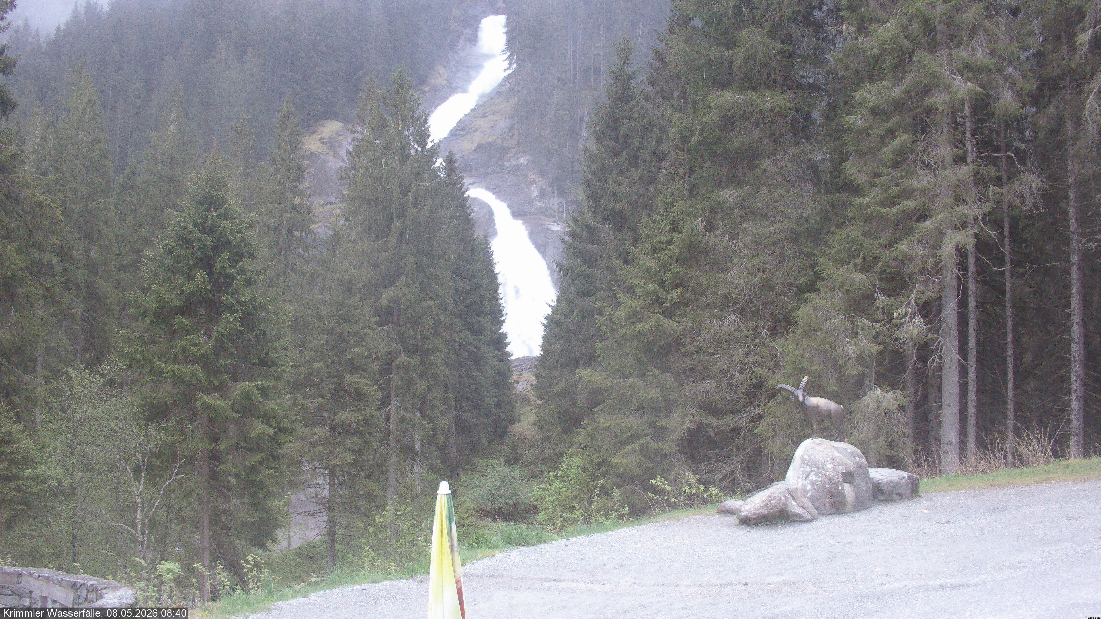 Archiv Foto Webcam Krimmler Wasserfall - Hanke's Café