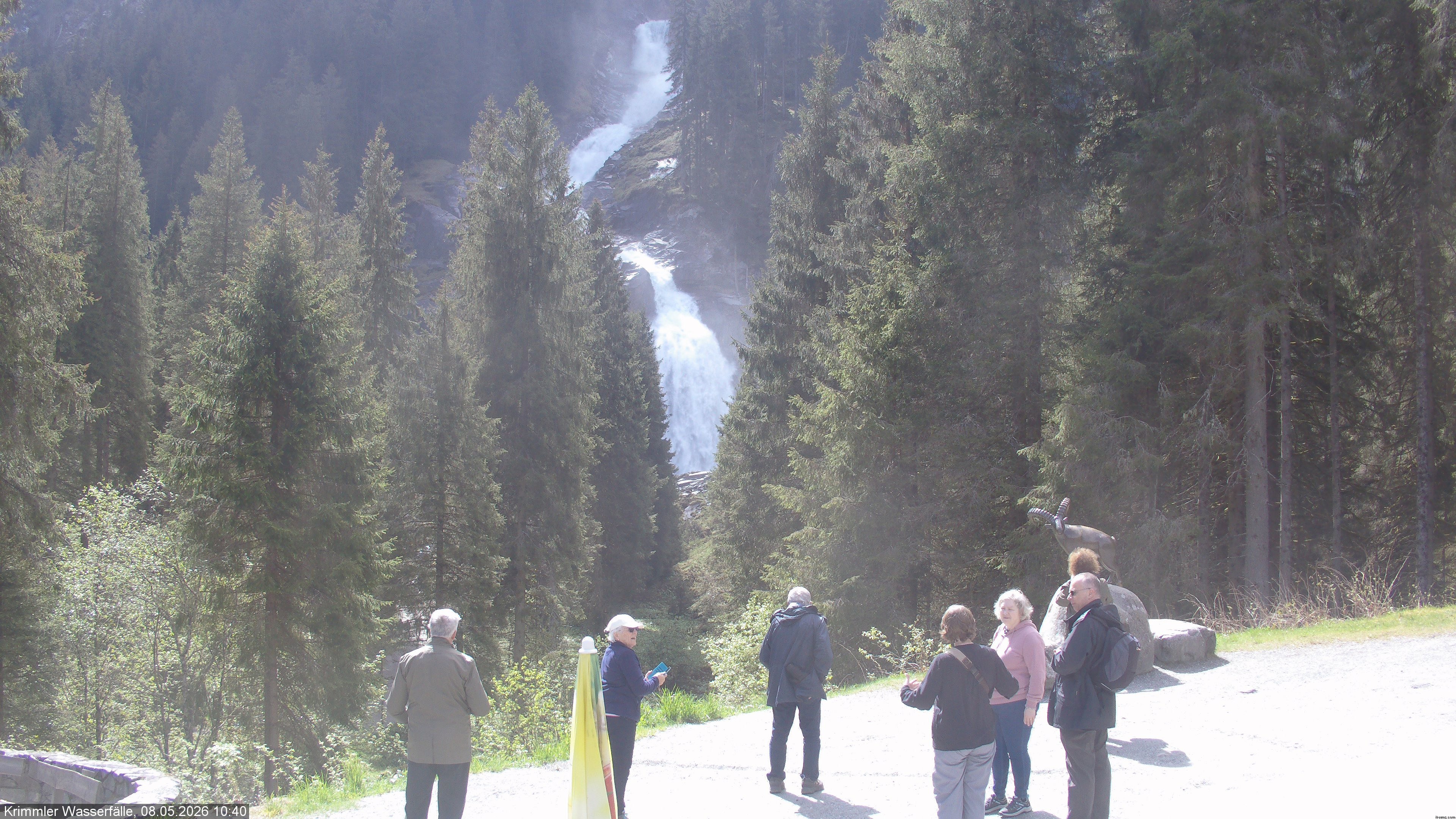 Archiv Foto Webcam Krimmler Wasserfall - Hanke's Café