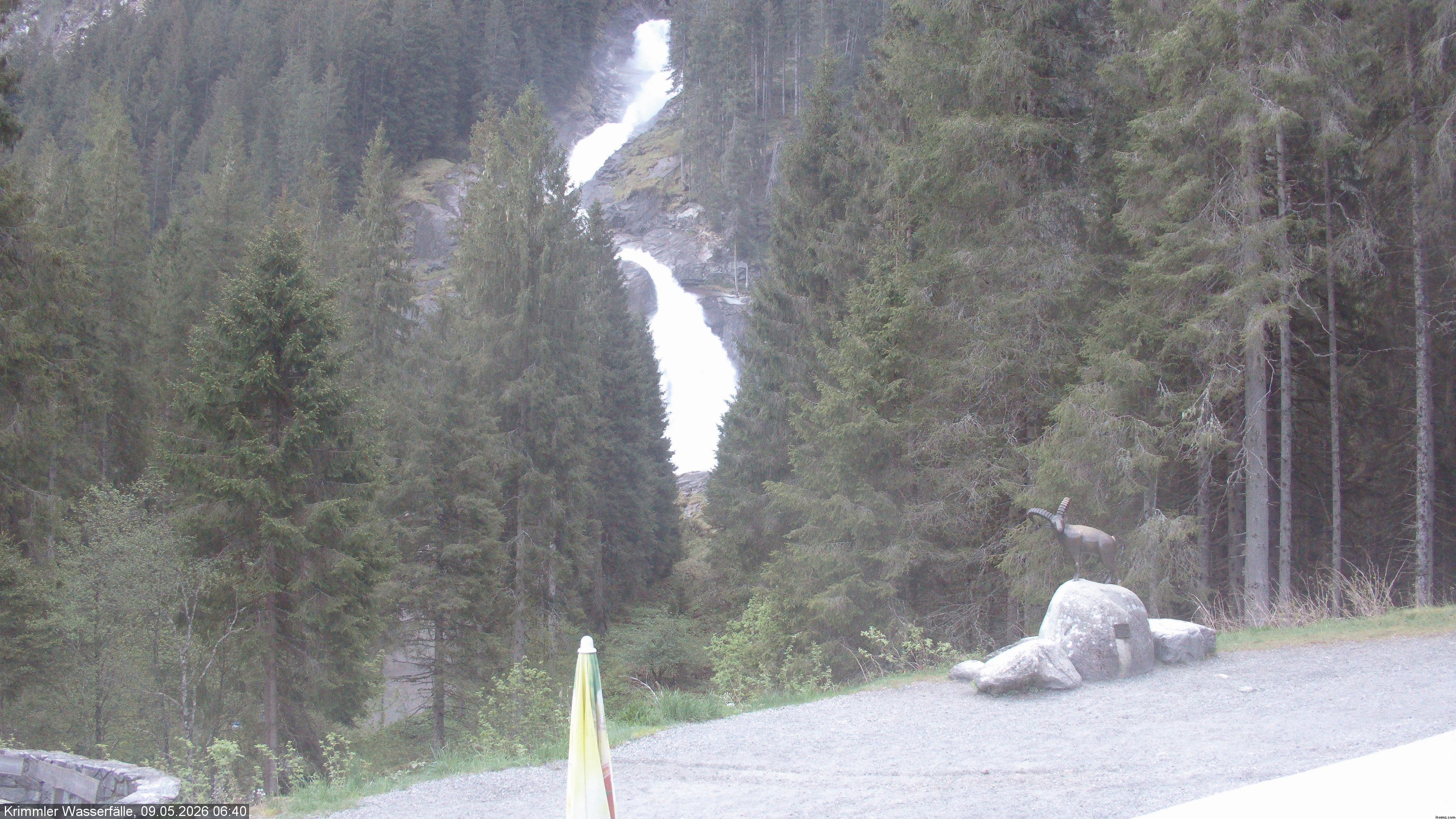 Archiv Foto Webcam Krimmler Wasserfall - Hanke's Café