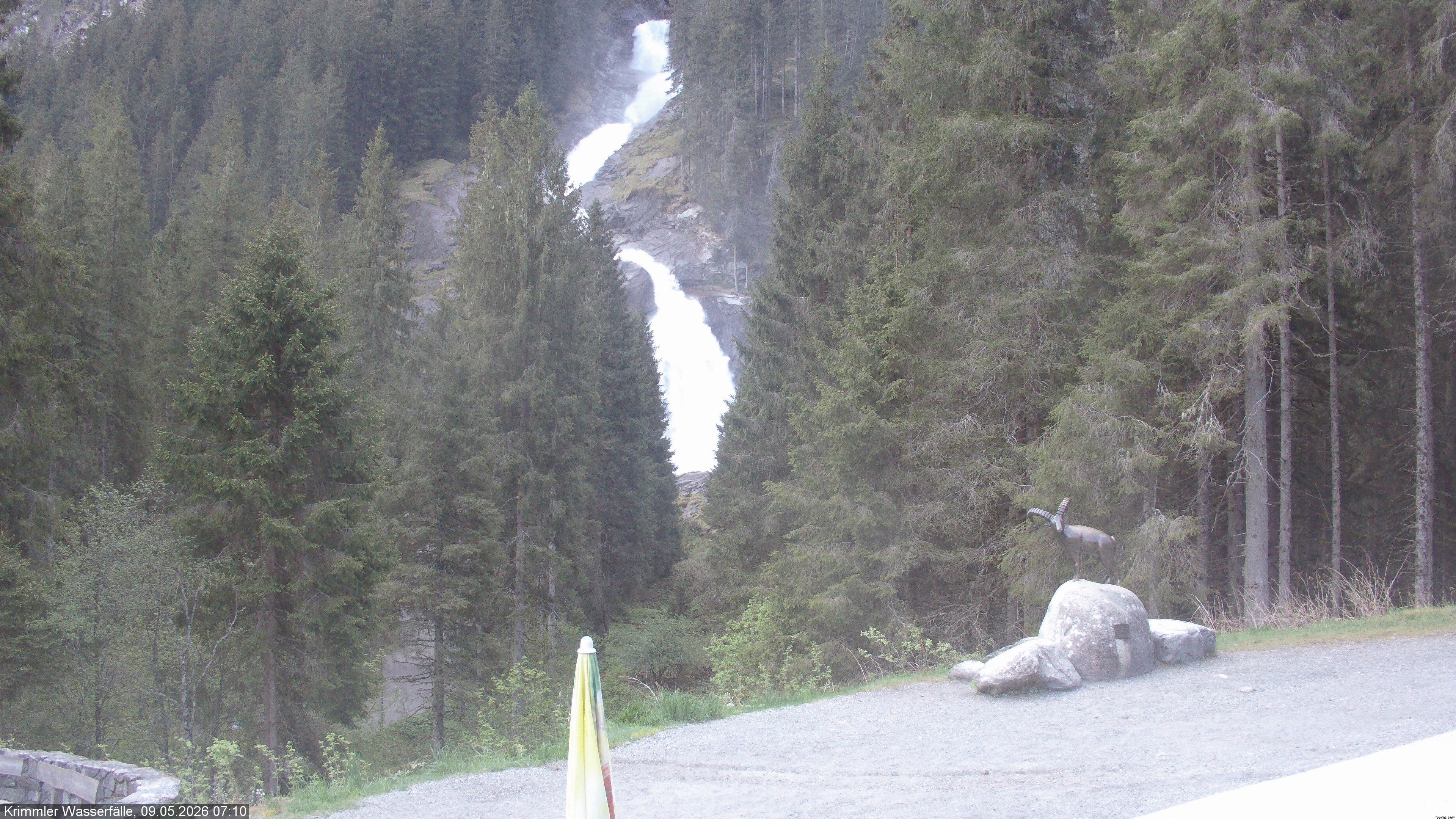 Archiv Foto Webcam Krimmler Wasserfall - Hanke's Café