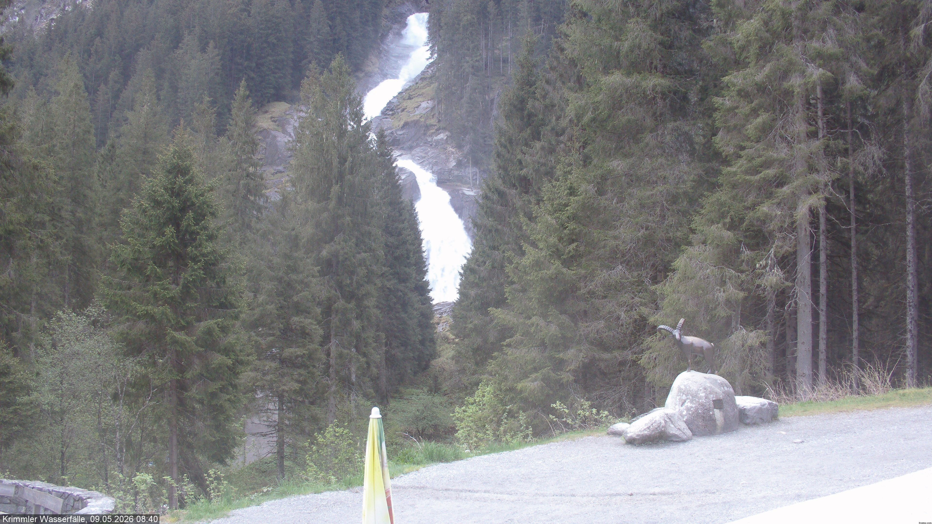 Archiv Foto Webcam Krimmler Wasserfall - Hanke's Café