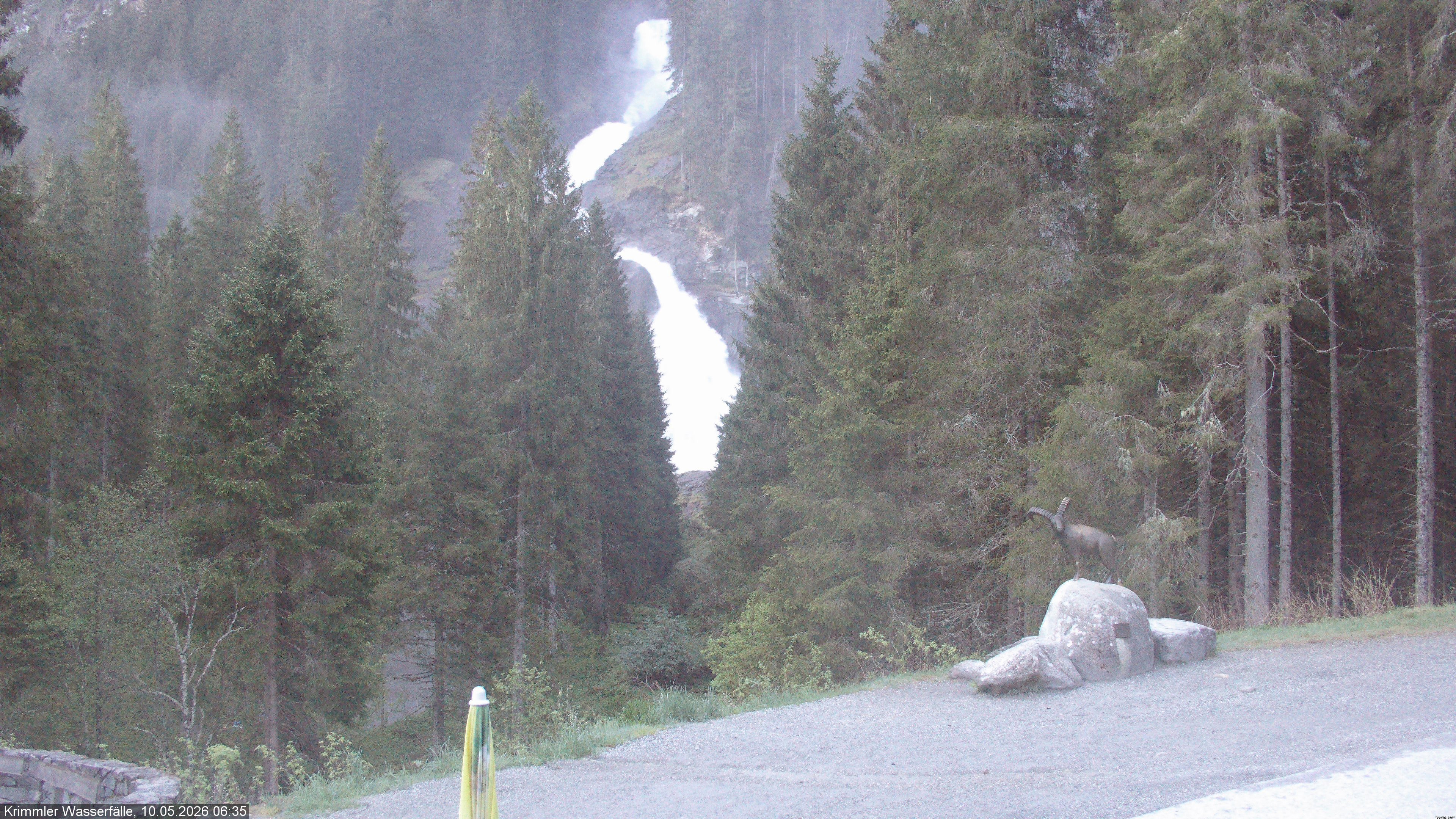 Archiv Foto Webcam Krimmler Wasserfall - Hanke's Café