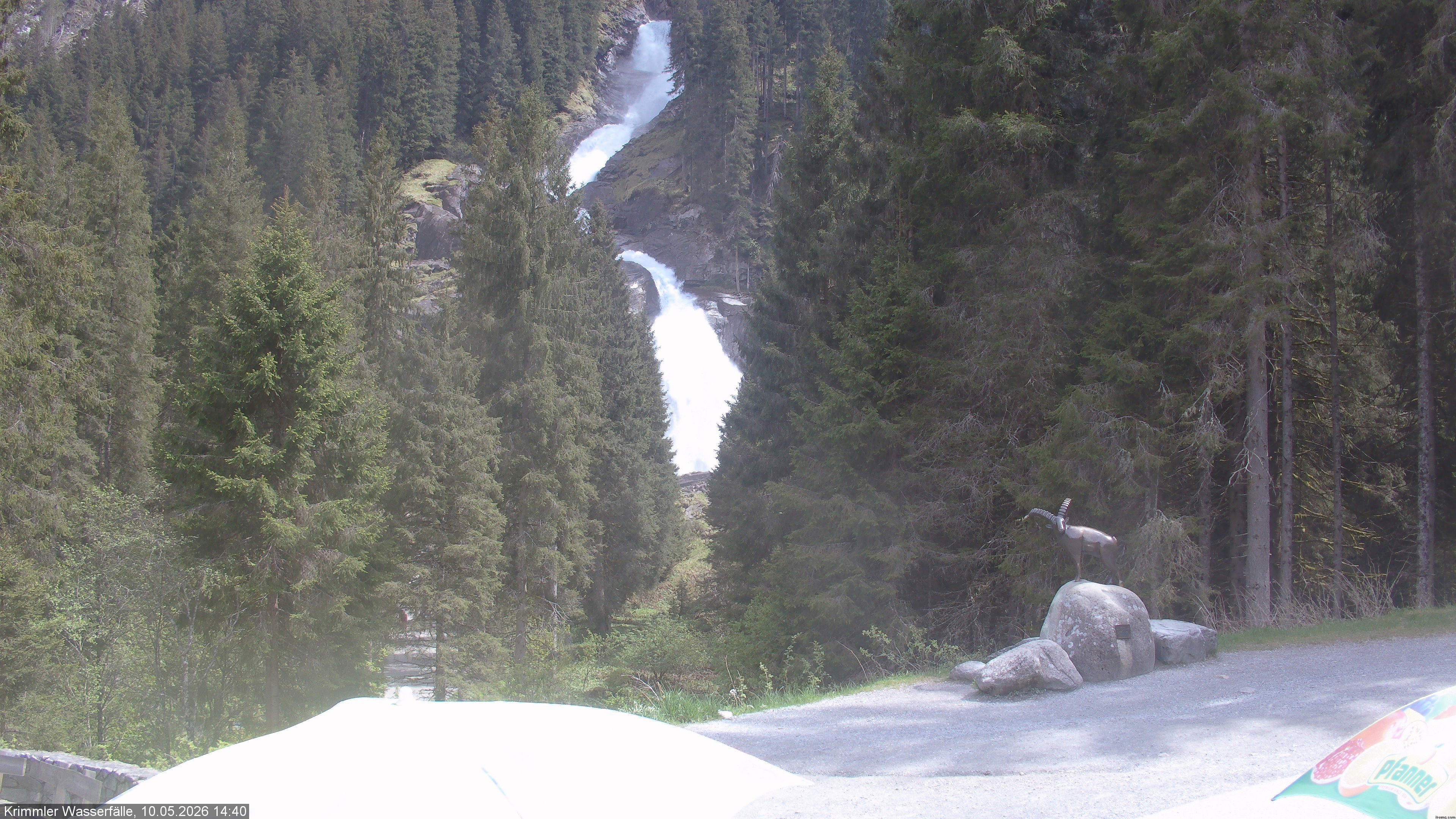 Archiv Foto Webcam Krimmler Wasserfall - Hanke's Café
