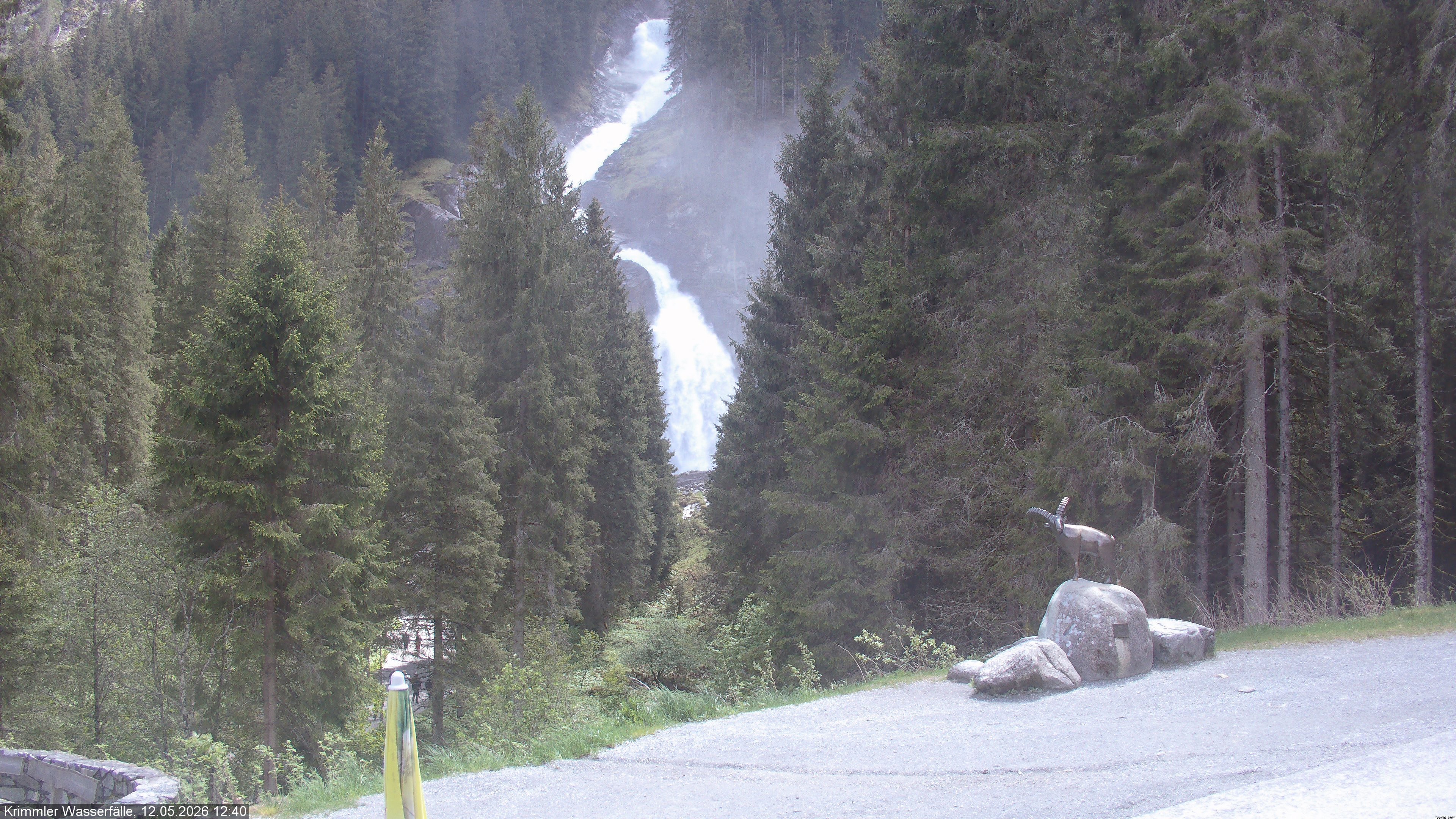 Archived image Webcam Hanke's Café - Krimml Waterfalls