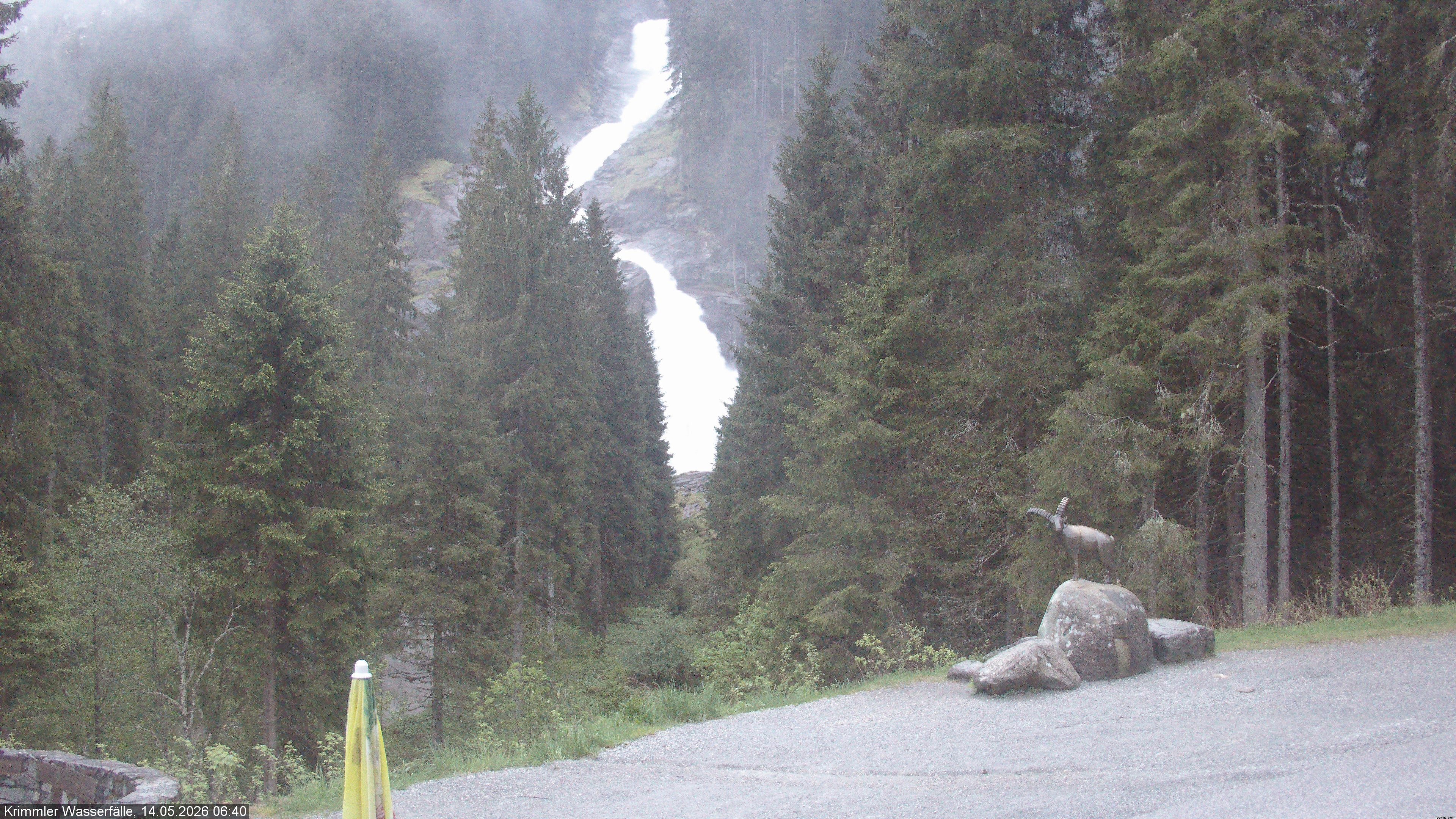 Archiv Foto Webcam Krimmler Wasserfall - Hanke's Café