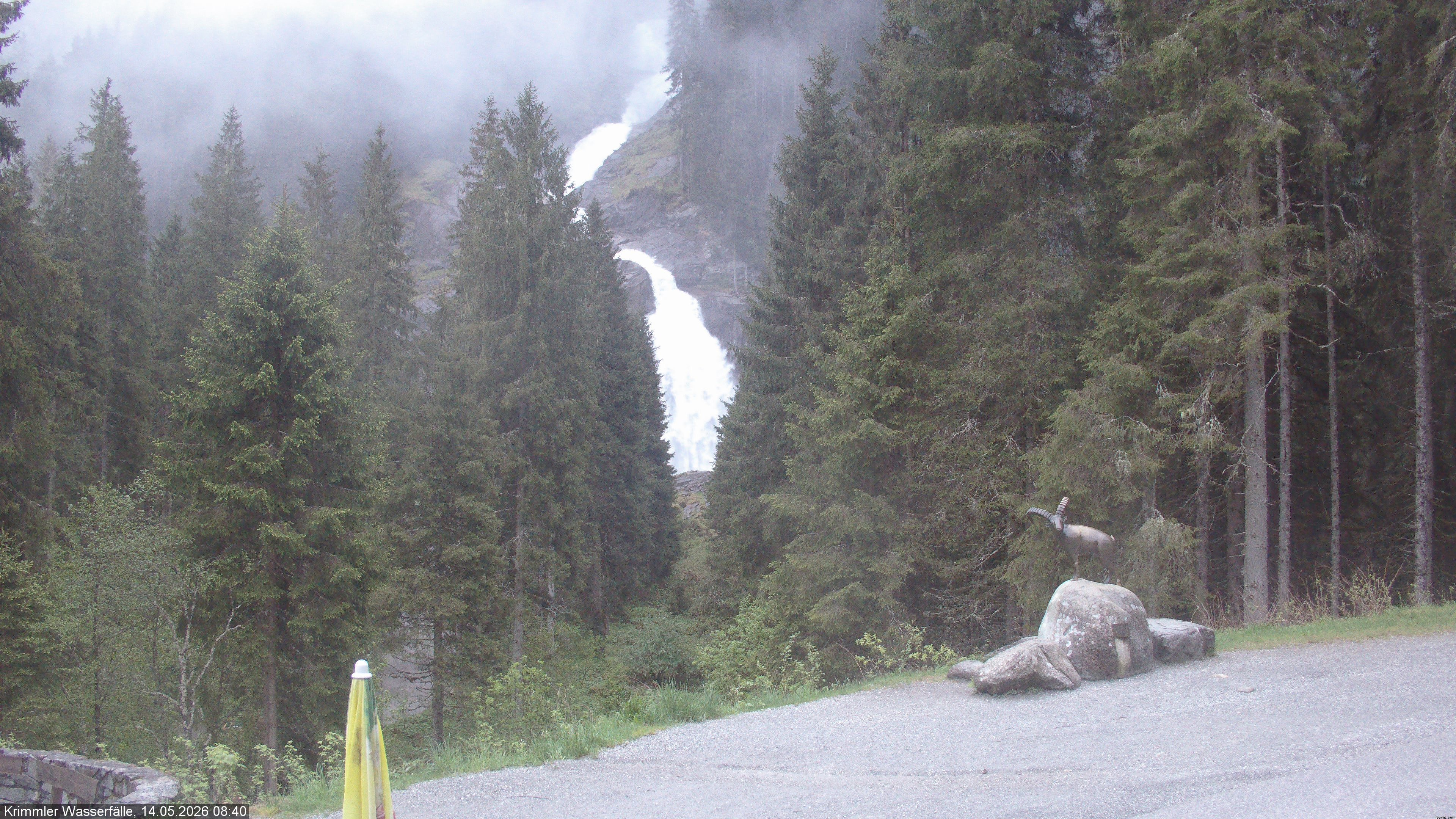 Archiv Foto Webcam Krimmler Wasserfall - Hanke's Café