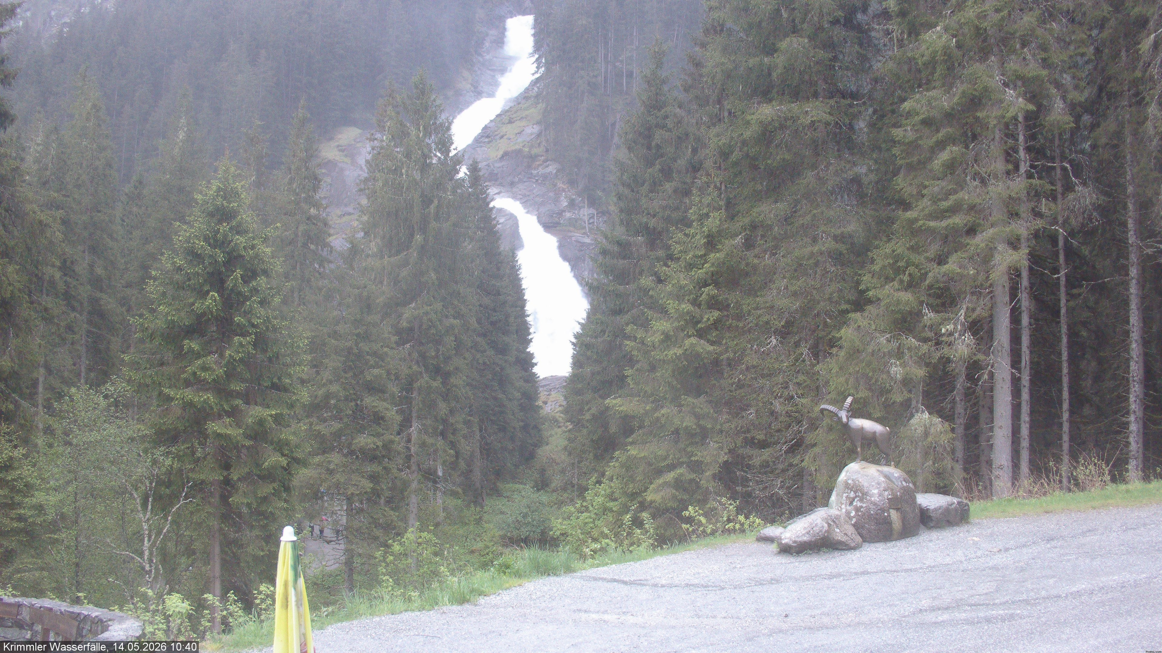 Archiv Foto Webcam Krimmler Wasserfall - Hanke's Café