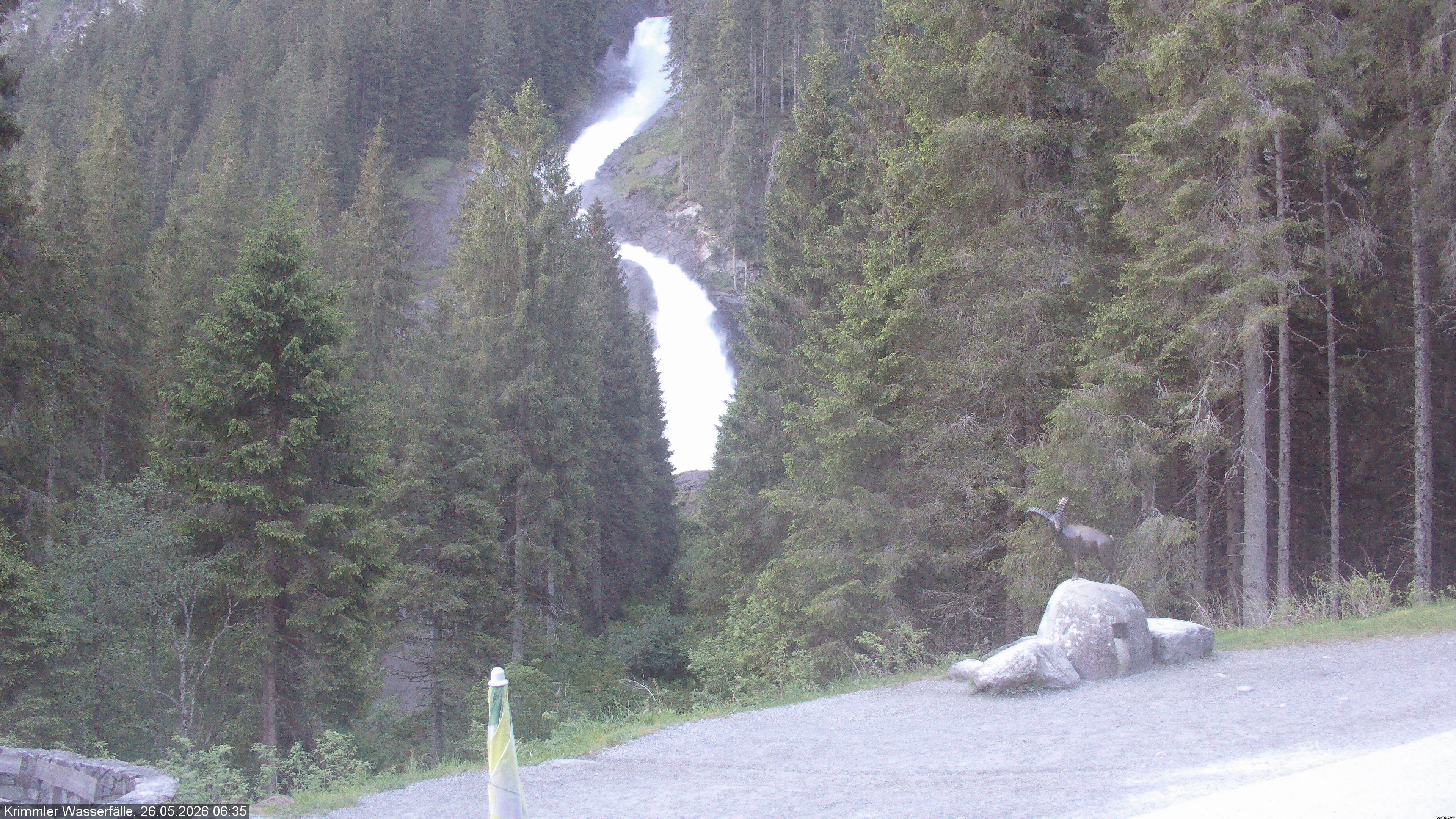 Archiv Foto Webcam Krimmler Wasserfall - Hanke's Café