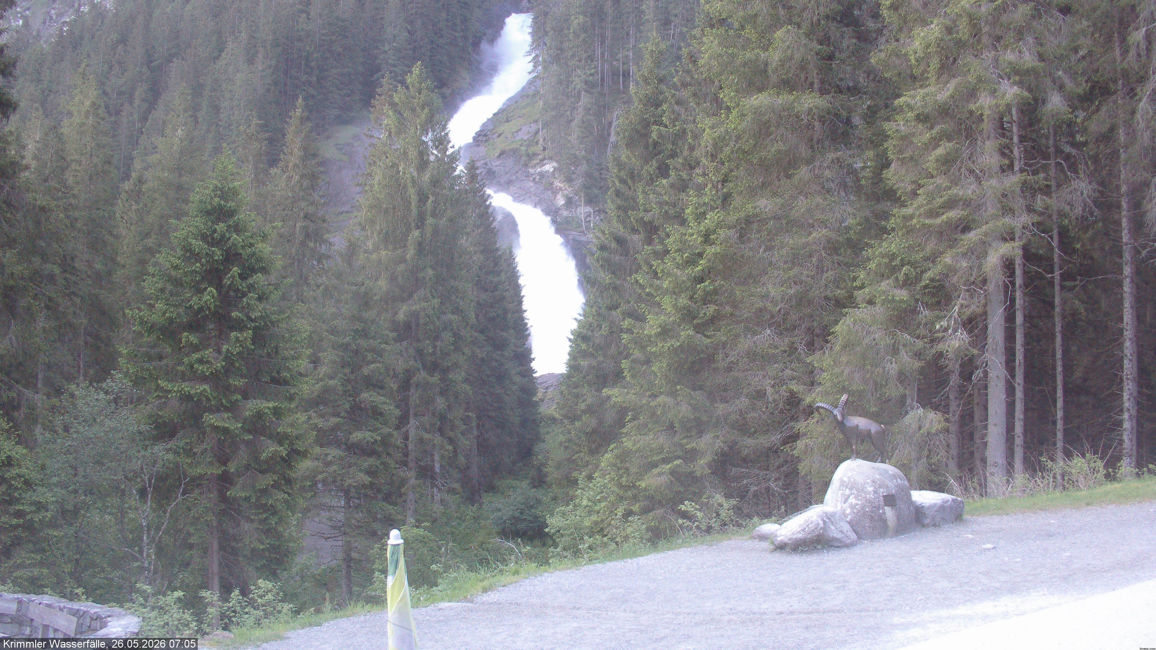 Archiv Foto Webcam Krimmler Wasserfall - Hanke's Café