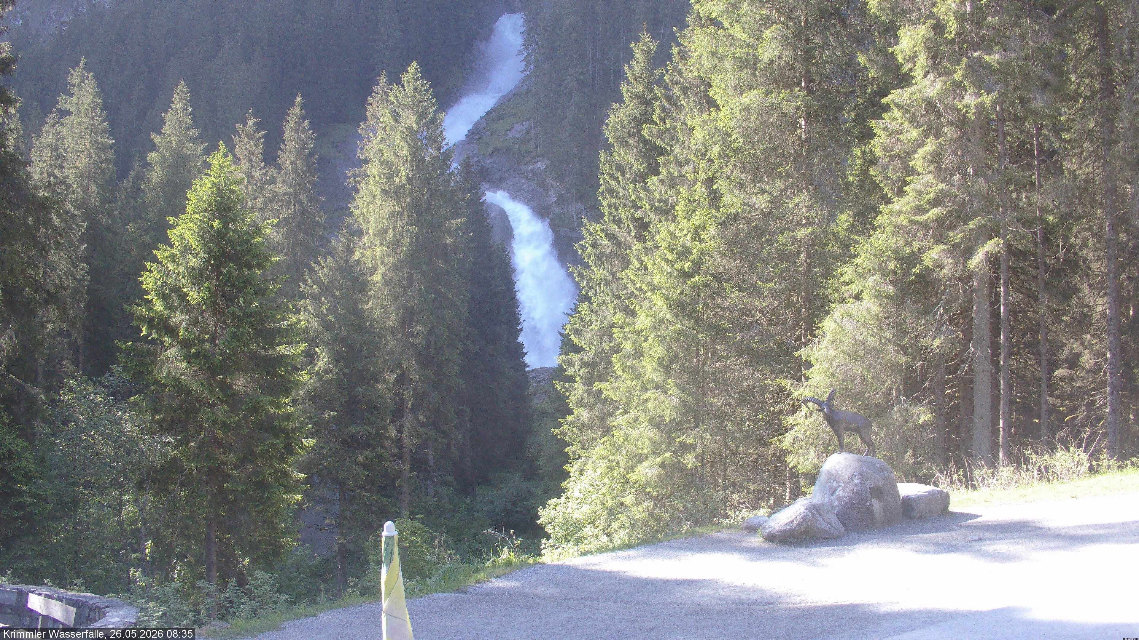 Archiv Foto Webcam Krimmler Wasserfall - Hanke's Café