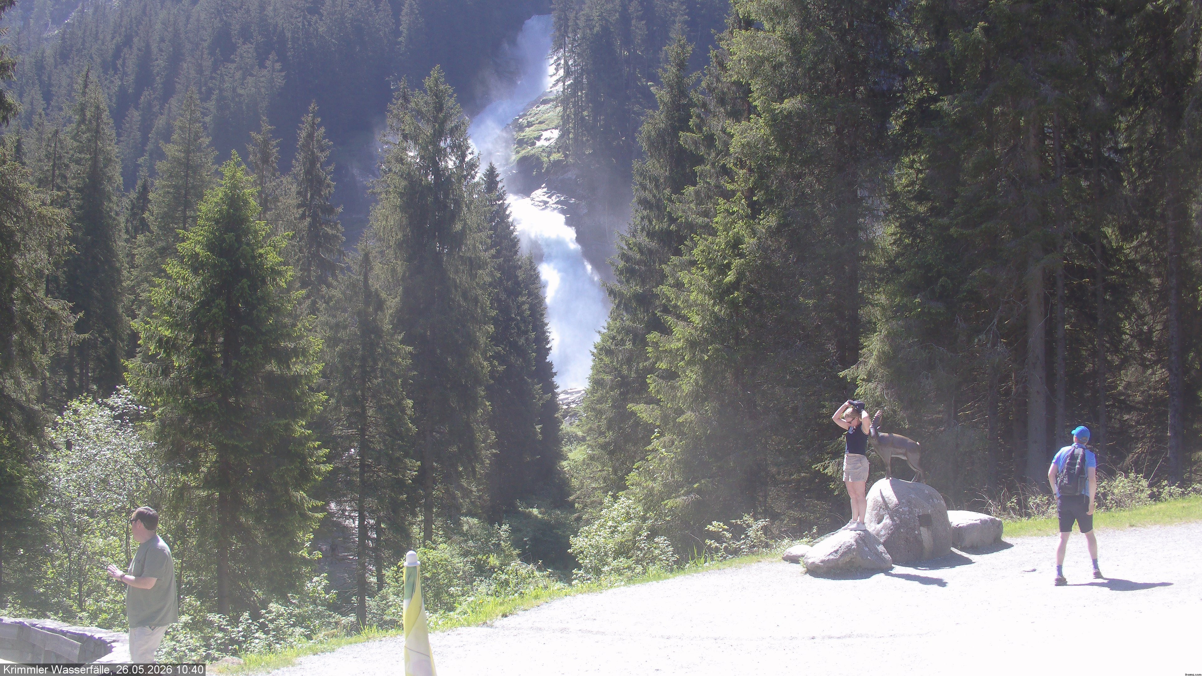 Archiv Foto Webcam Krimmler Wasserfall - Hanke's Café