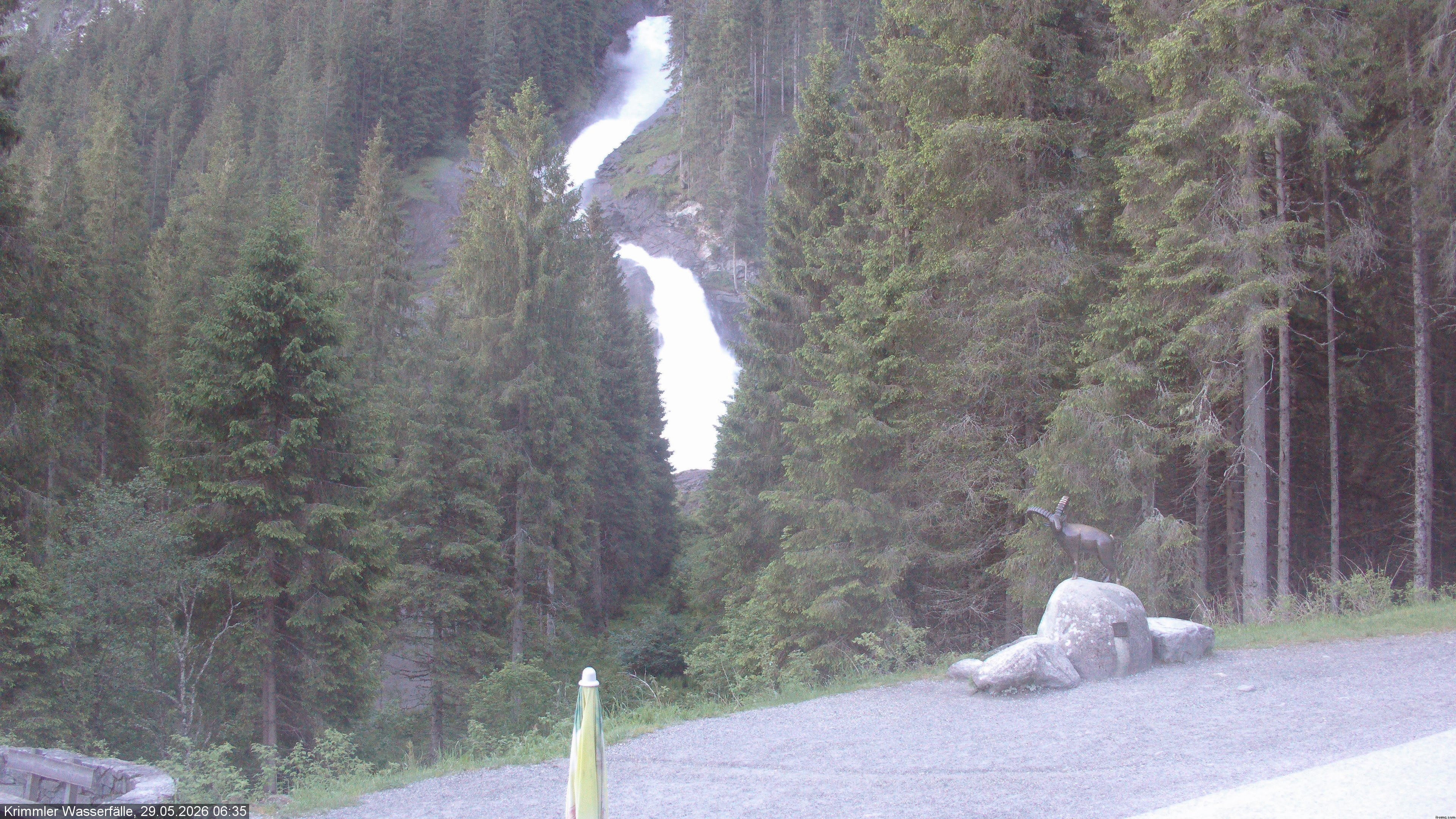 Archiv Foto Webcam Krimmler Wasserfall - Hanke's Café