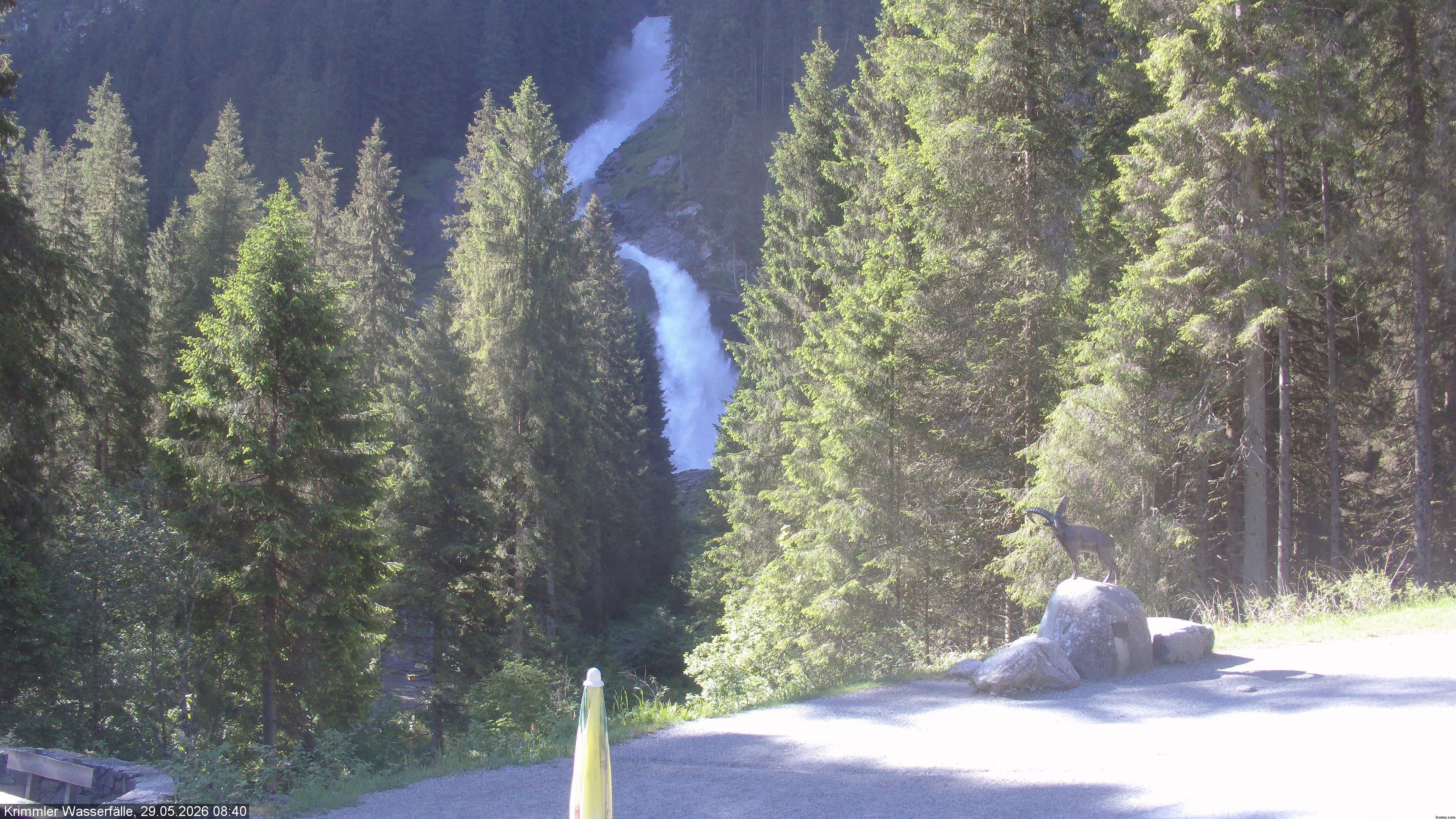 Archiv Foto Webcam Krimmler Wasserfall - Hanke's Café