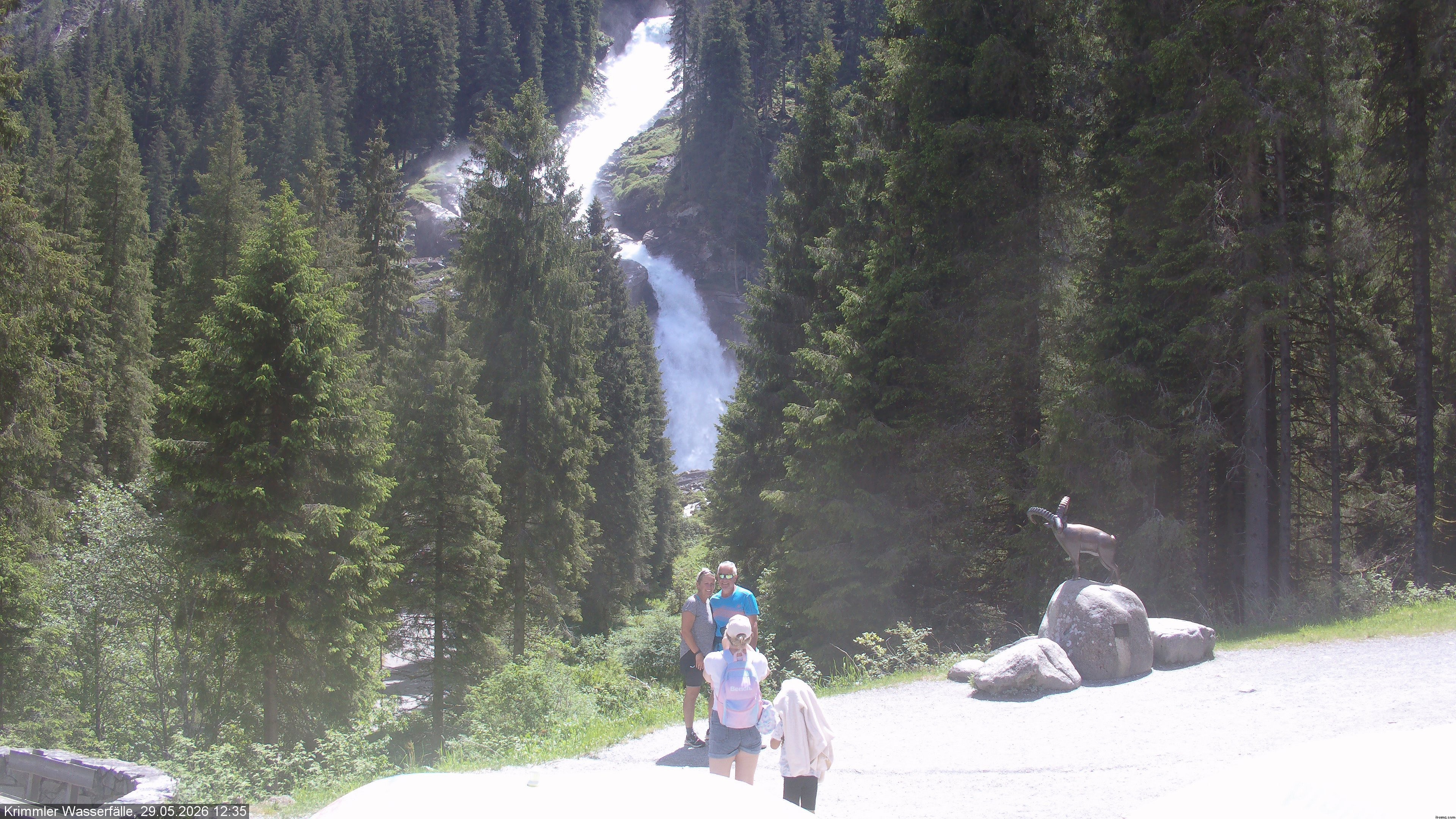 Archiv Foto Webcam Krimmler Wasserfall - Hanke's Café