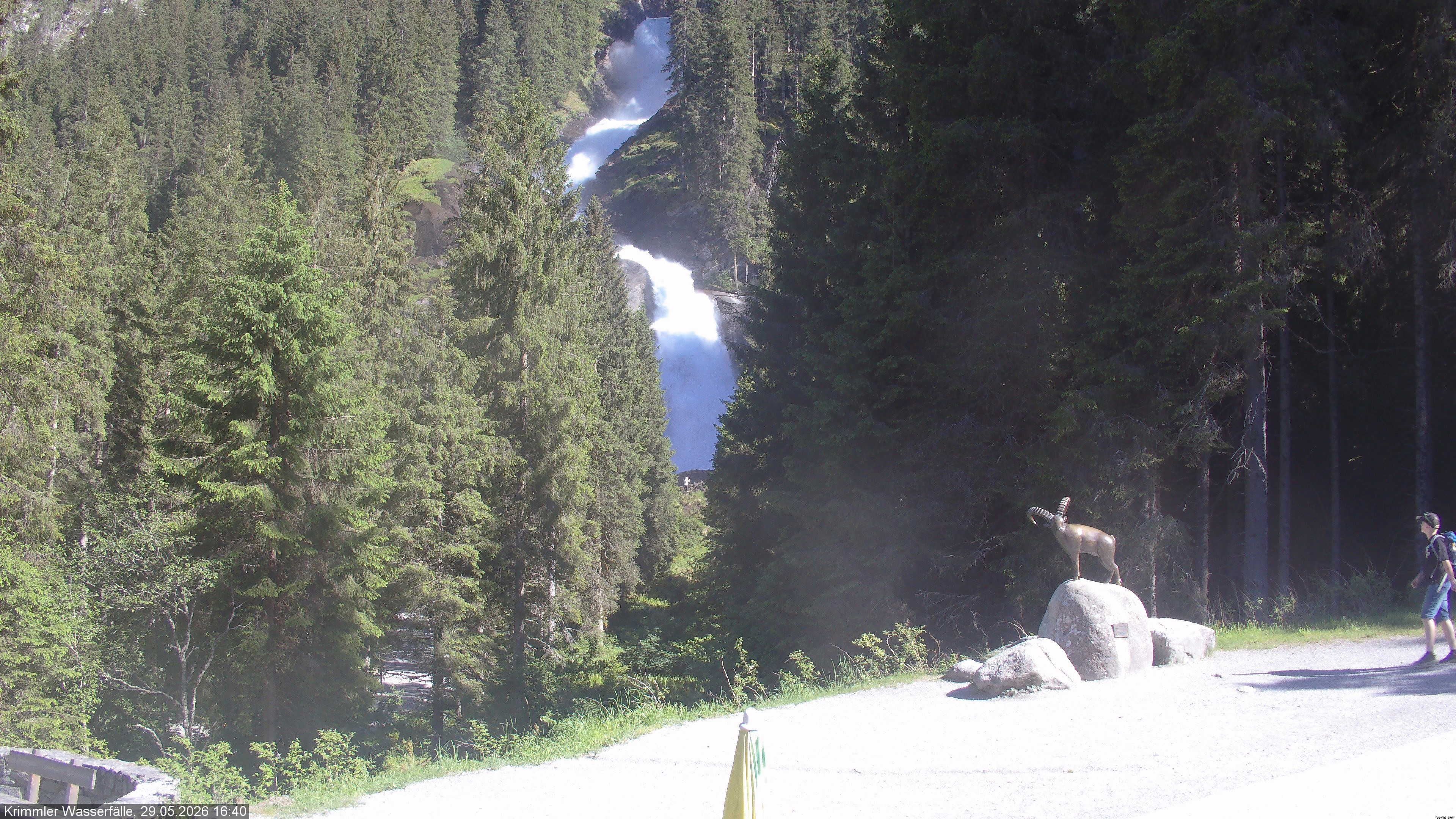 Archiv Foto Webcam Krimmler Wasserfall - Hanke's Café