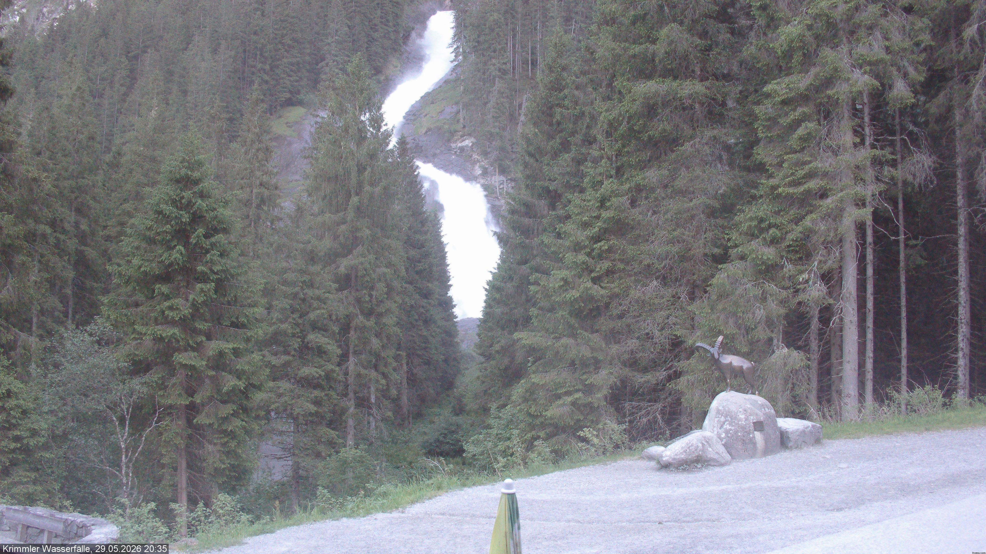 Archiv Foto Webcam Krimmler Wasserfall - Hanke's Café