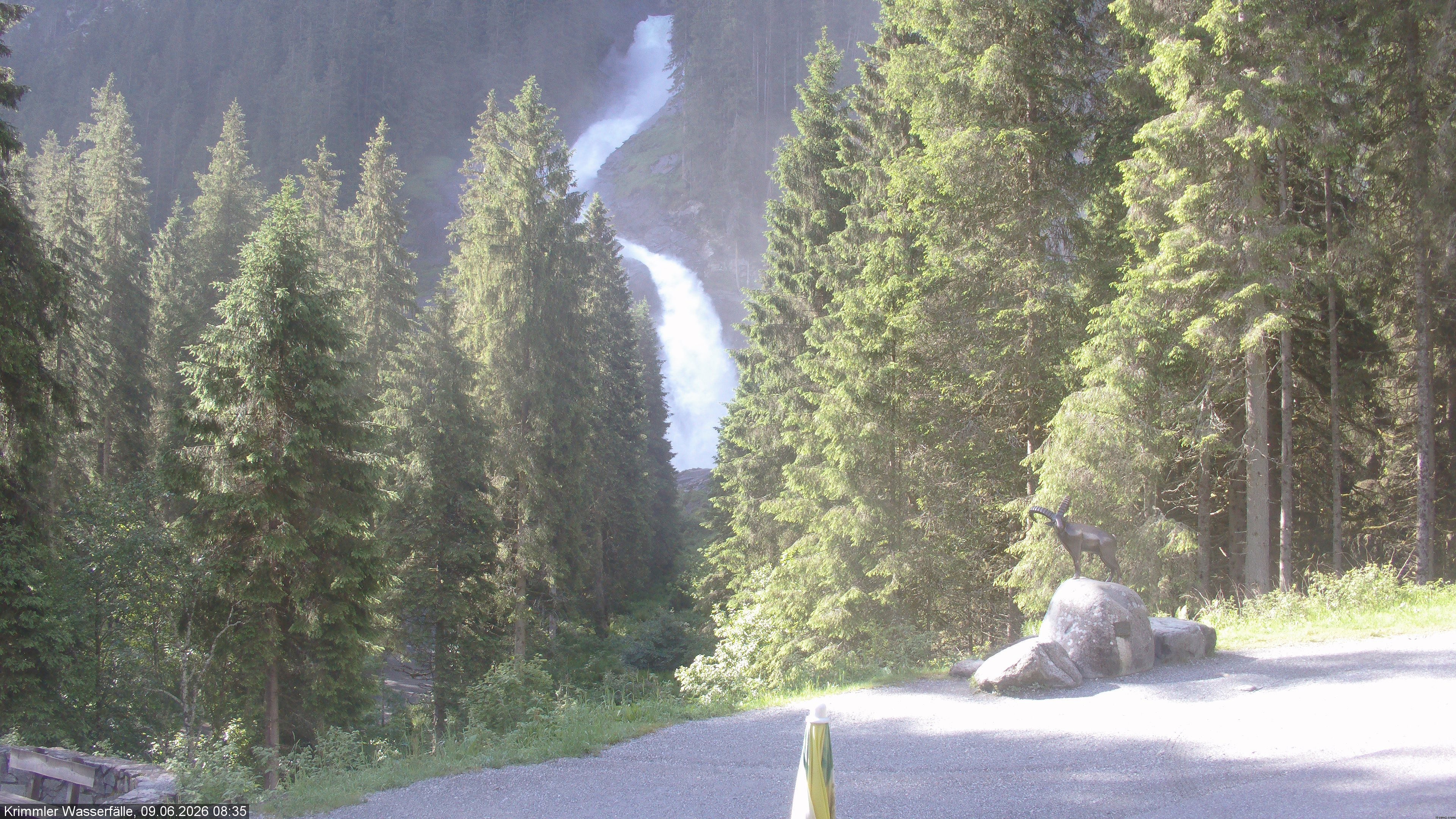 Archiv Foto Webcam Krimmler Wasserfall - Hanke's Café